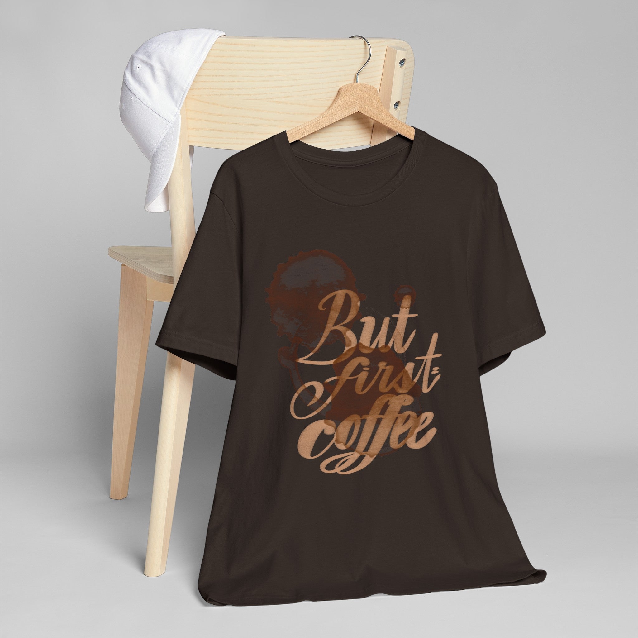 BUT FIRST Unisex Jersey T-Shirt