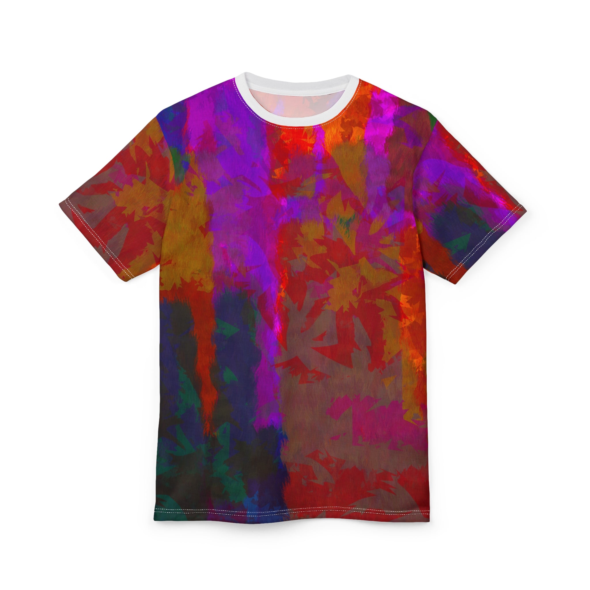 Vibrant Color Splash Unisex Tee - Artsy Casual Wear
