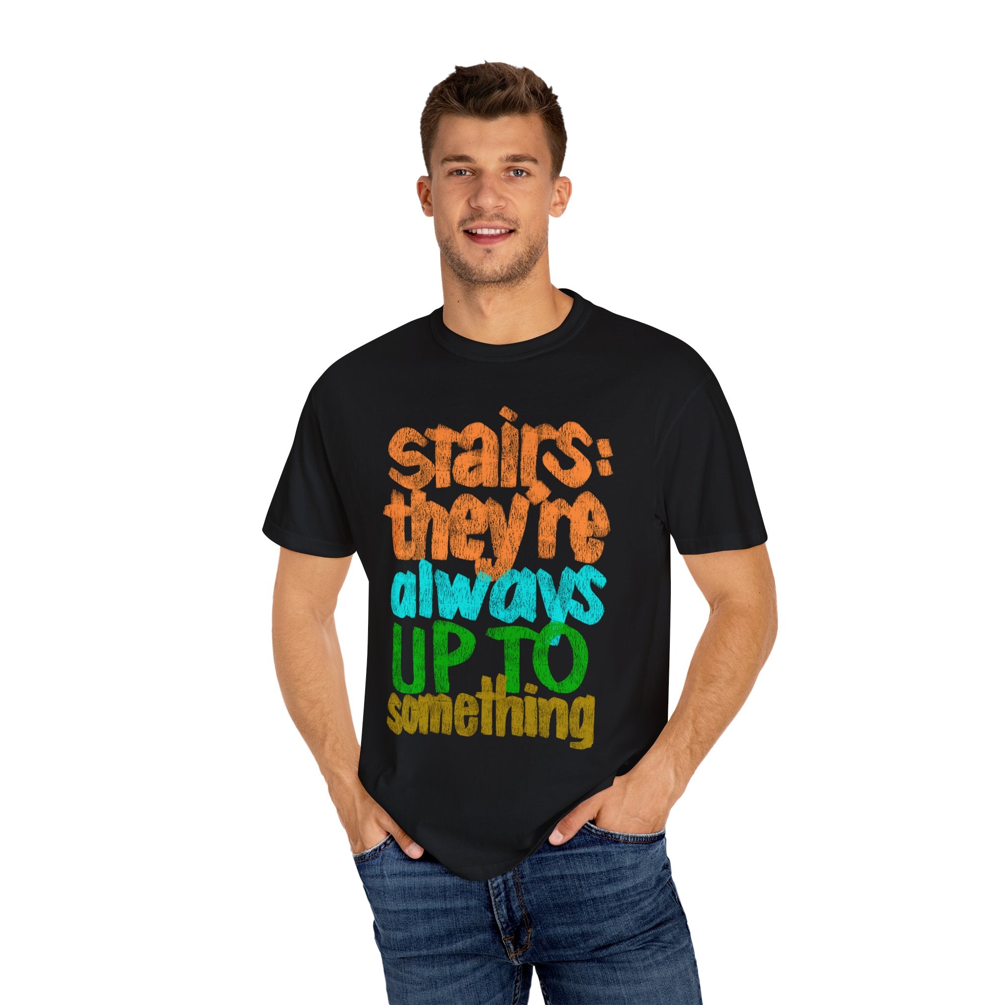 STAIRS Garment-Dyed T-shirt