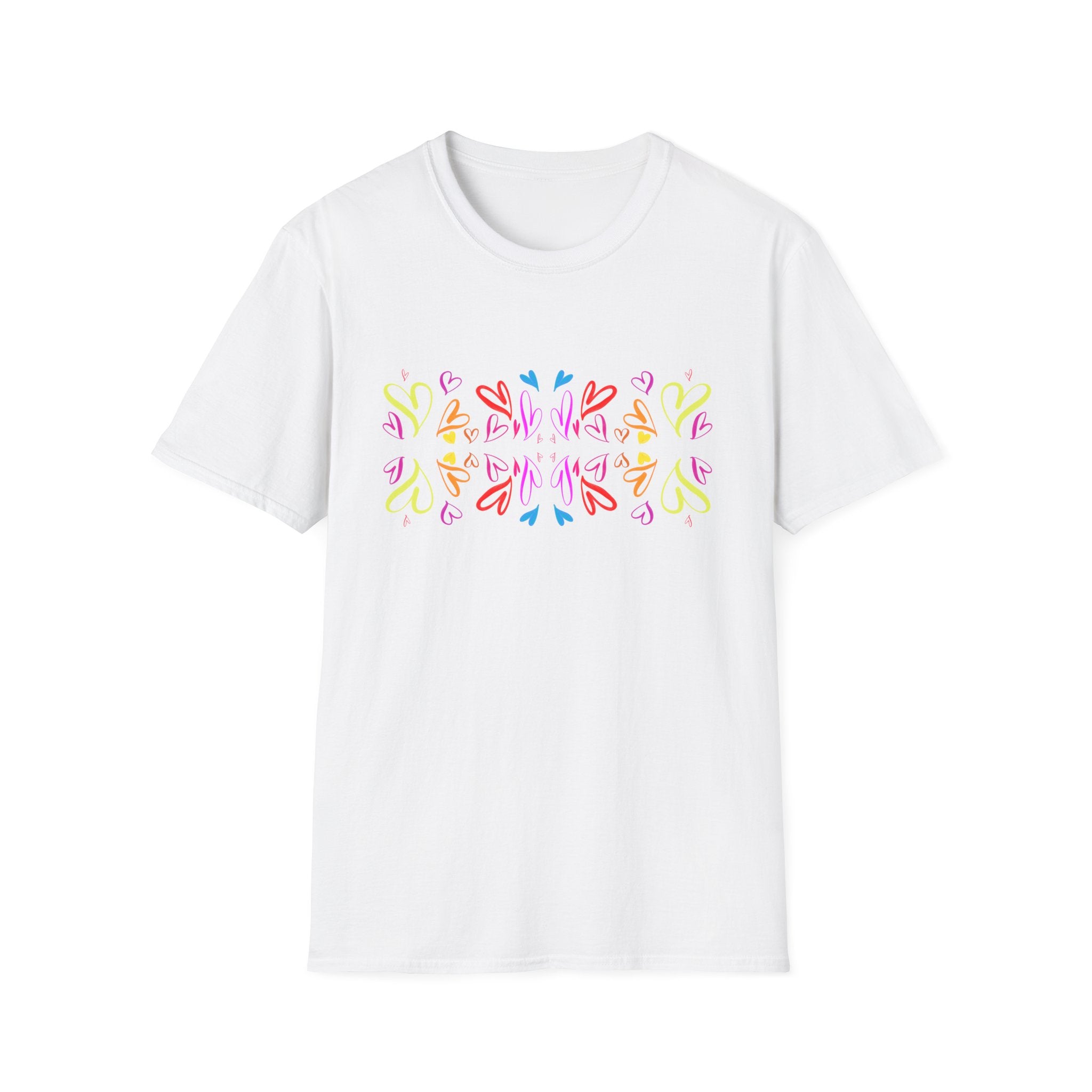 Colorful Unisex Softstyle T-Shirt - Perfect for Casual Outings, Gift Ideas, Festivals, Summer Vibes, and Everyday Wear