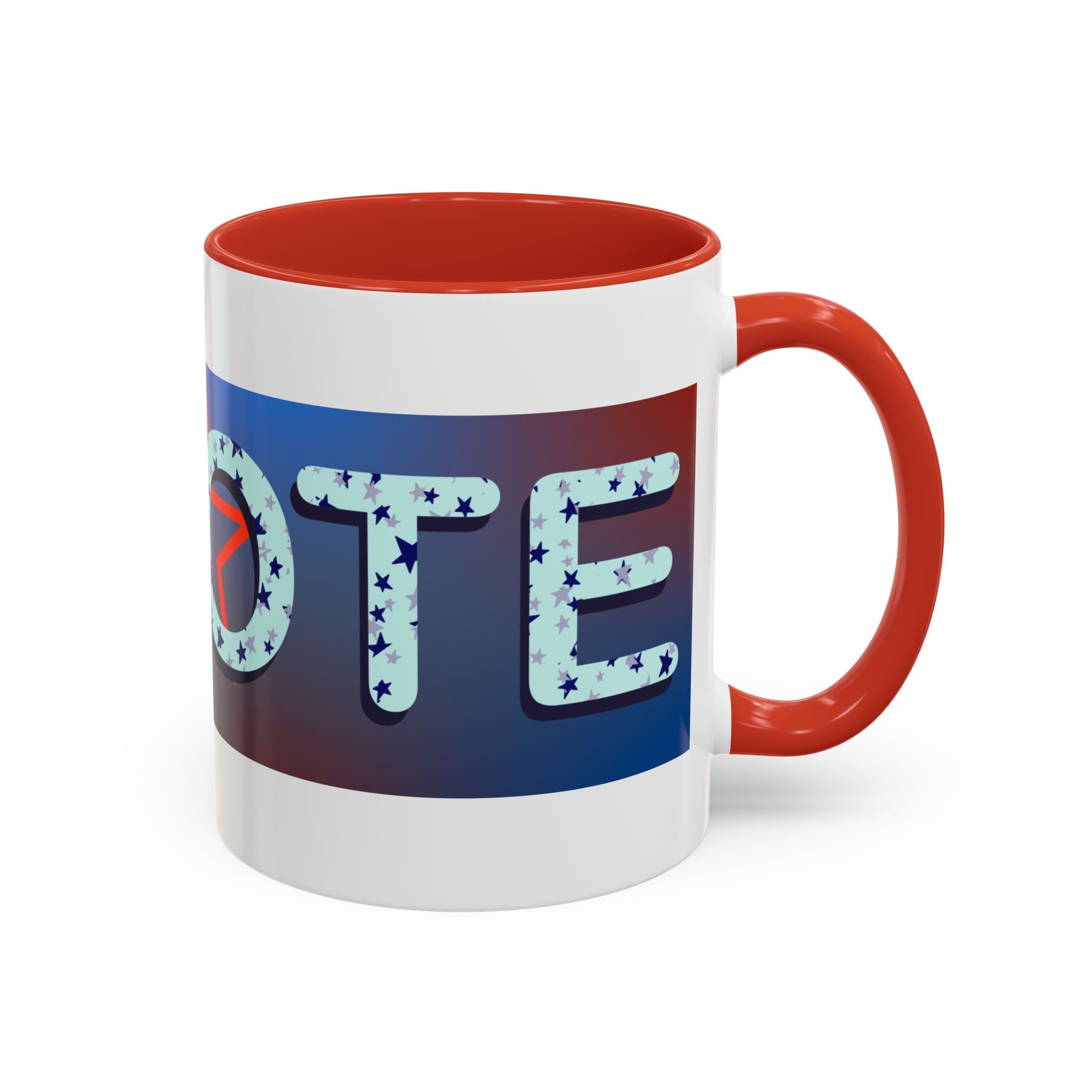 Mug - Hand-drawn AMERICAN VALUES Design Coffee Mug (11oz)