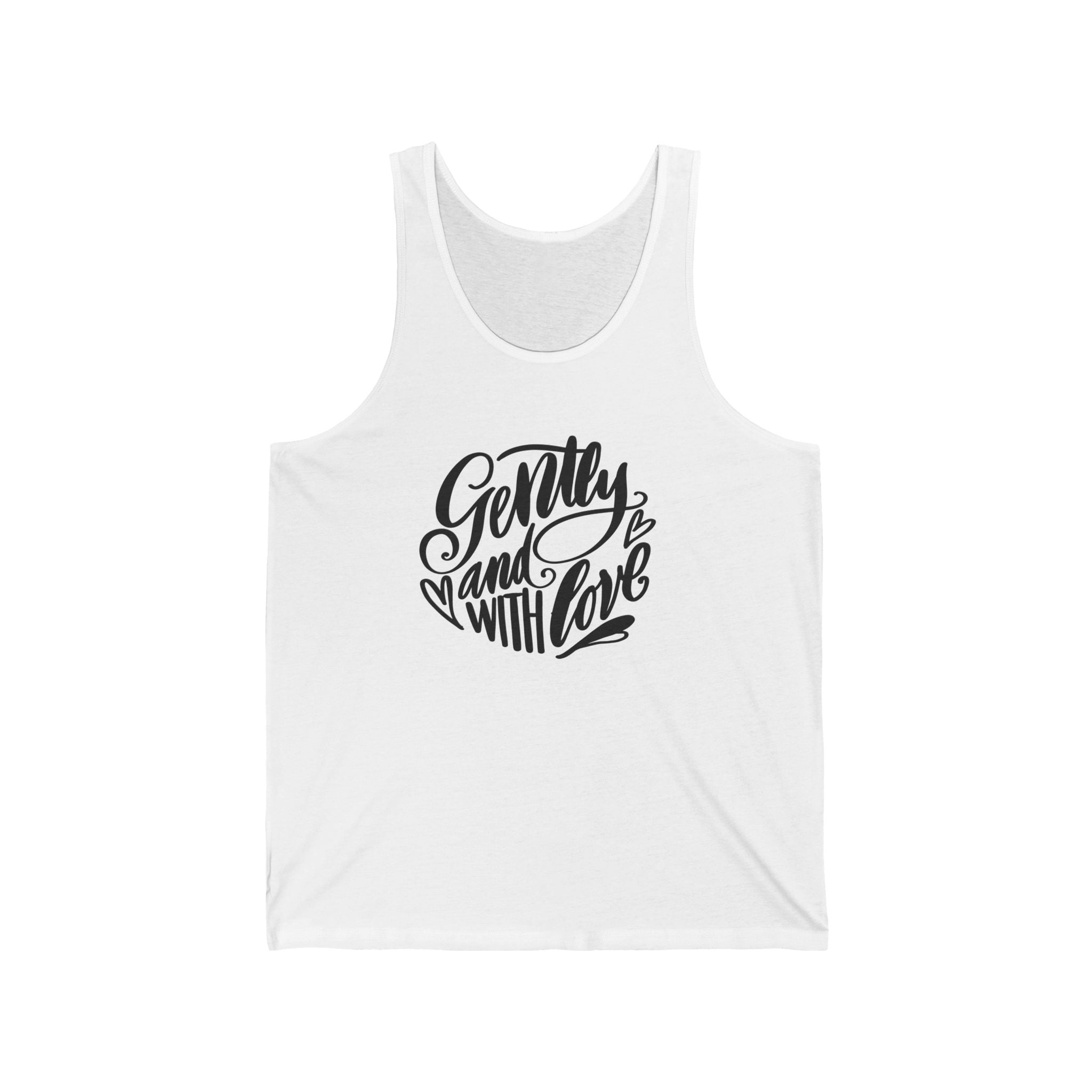 Gentle and Loving Unisex Jersey Tank - Summer Comfort Top