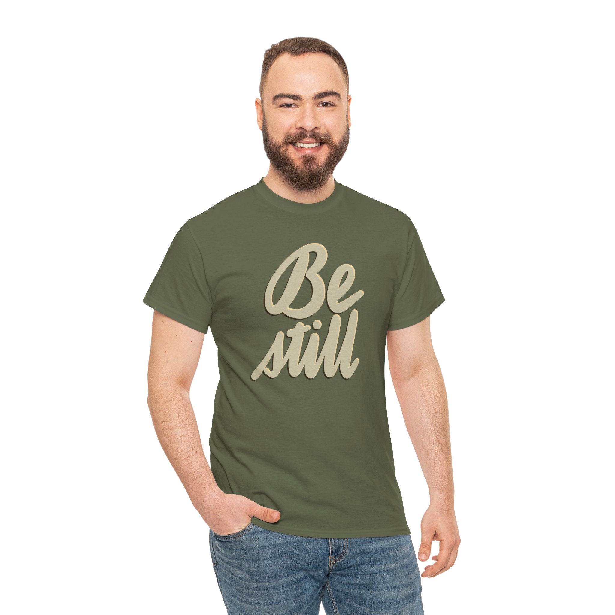 BE STILL Heavy Cotton Tee