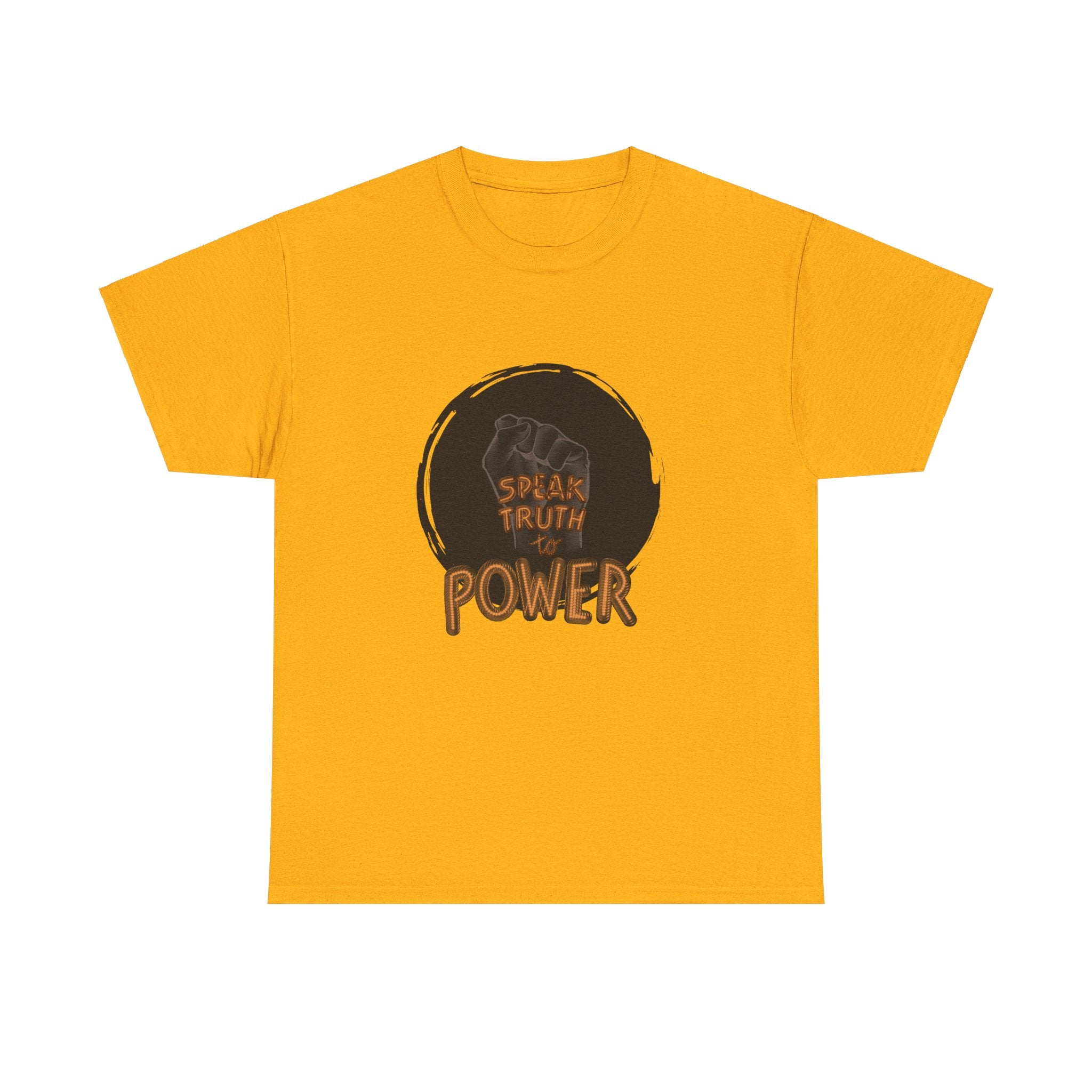 SPEAK TRUTH TO POWER Unisex Heavy Cotton Tee