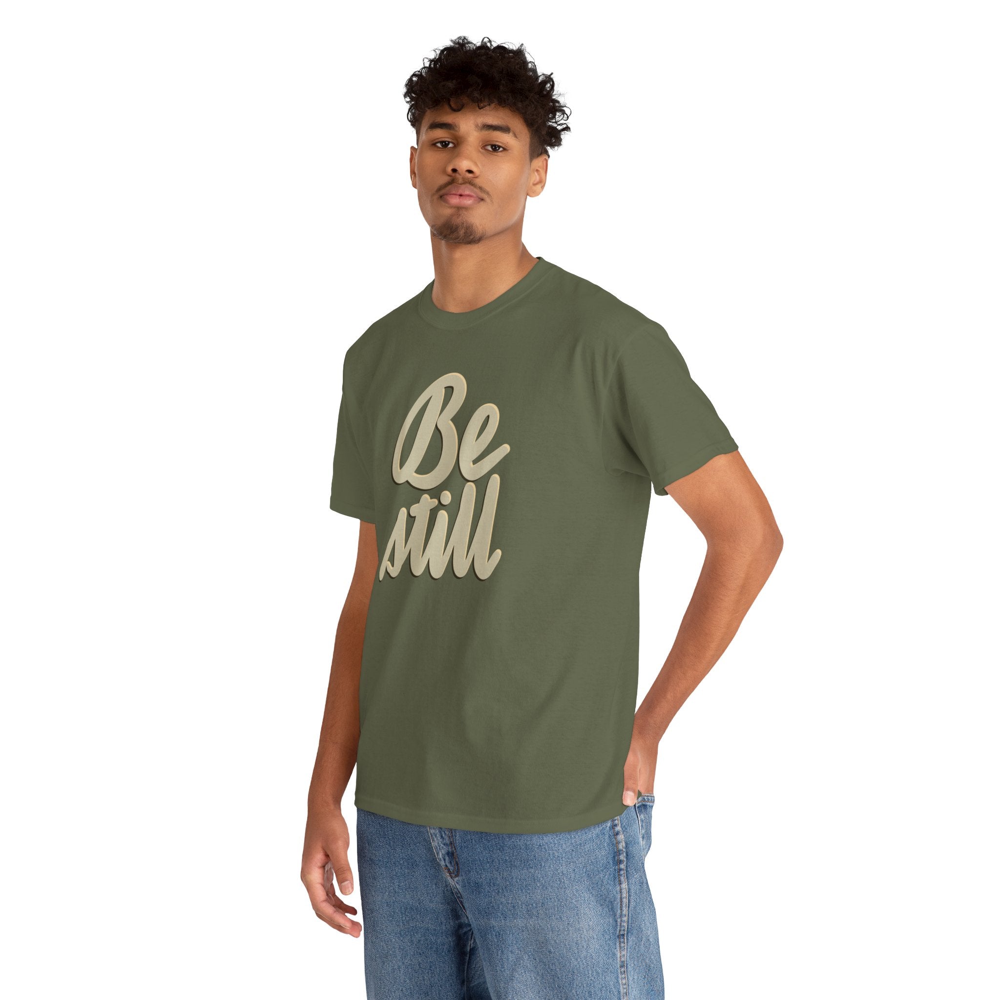 BE STILL Heavy Cotton Tee