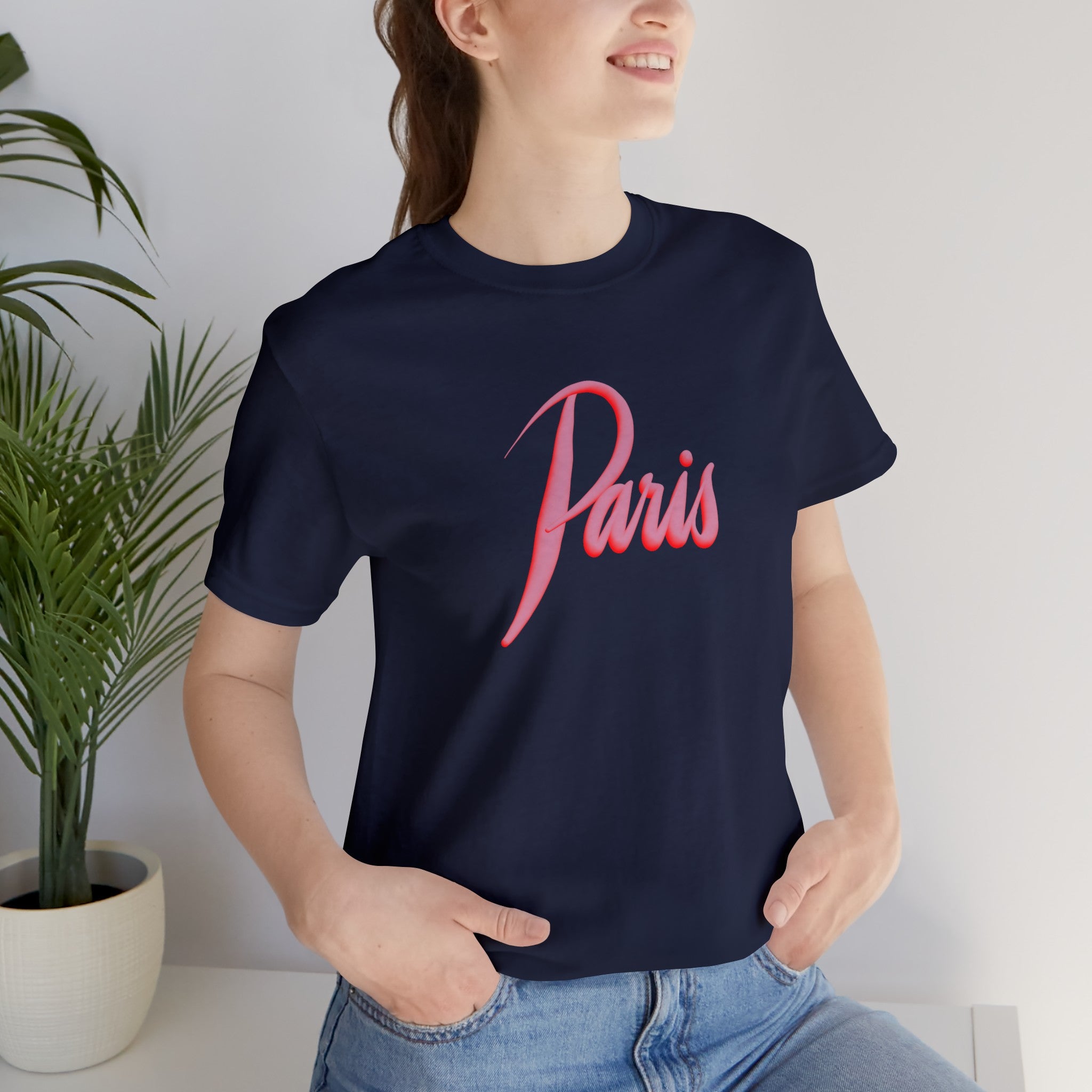 PARIS Unisex Jersey Short Sleeve Tee