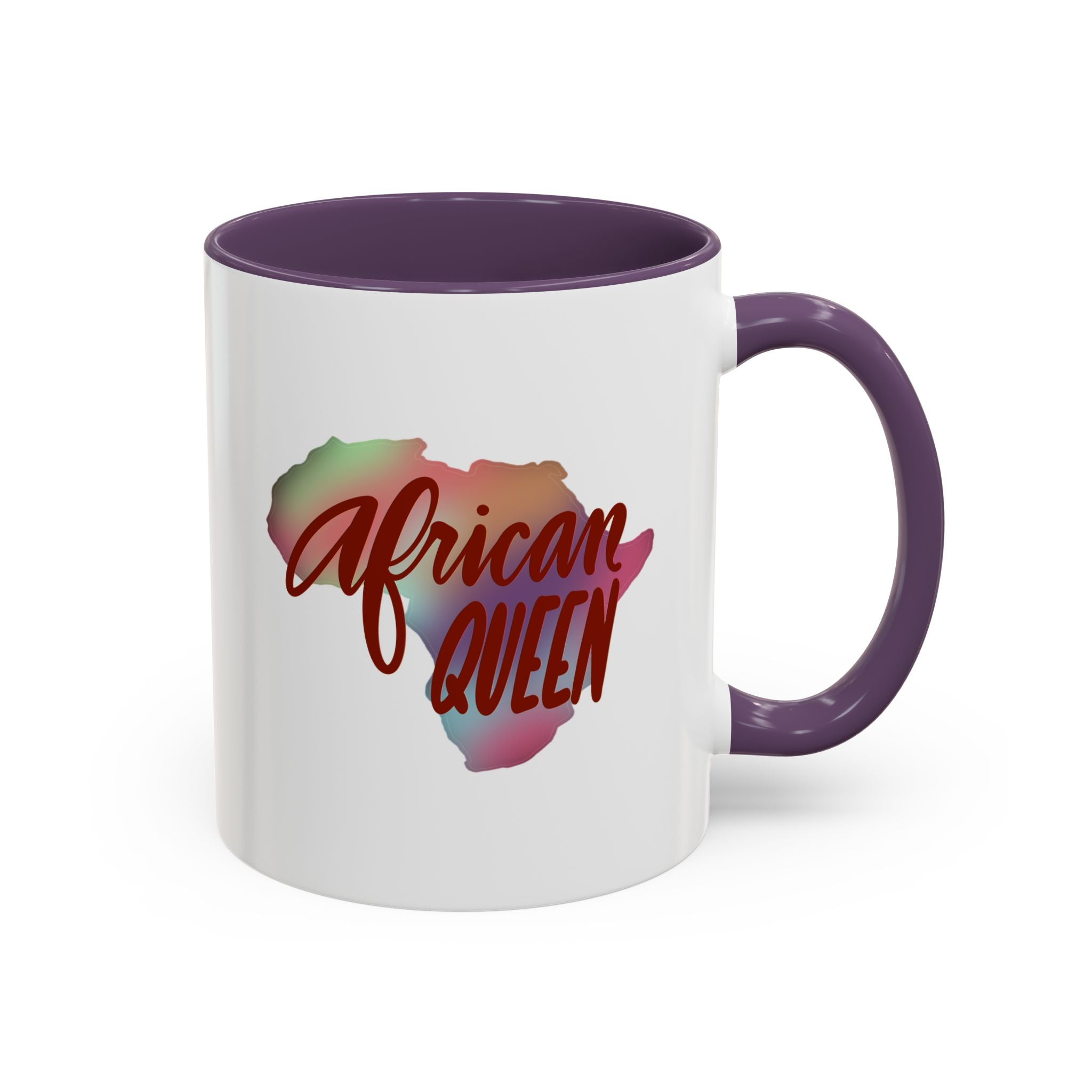African Queen Accent Coffee Mug - Stylish Ceramic Cup