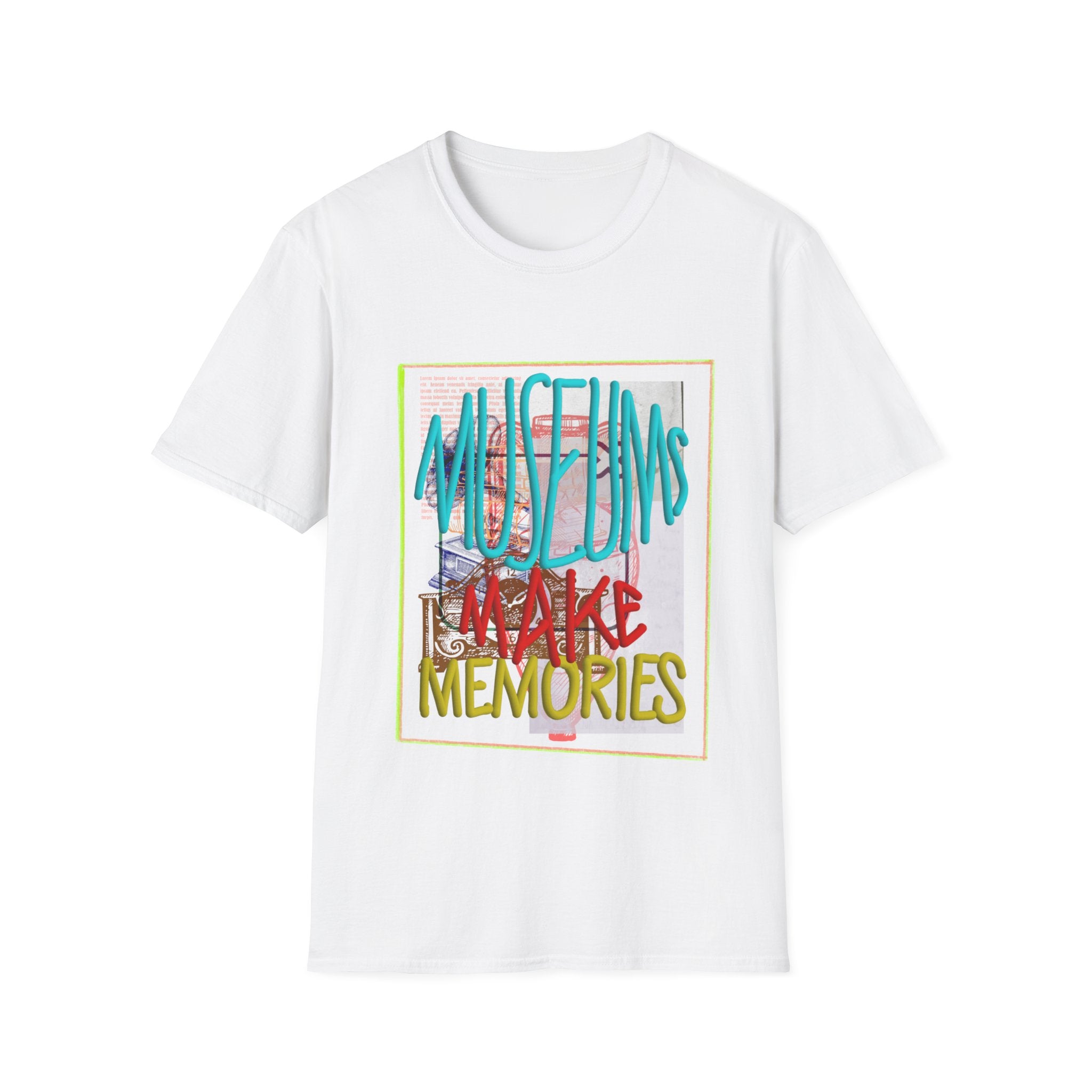 MUSEUMS MAKE MEMORIES Unisex Softstyle T-Shirt