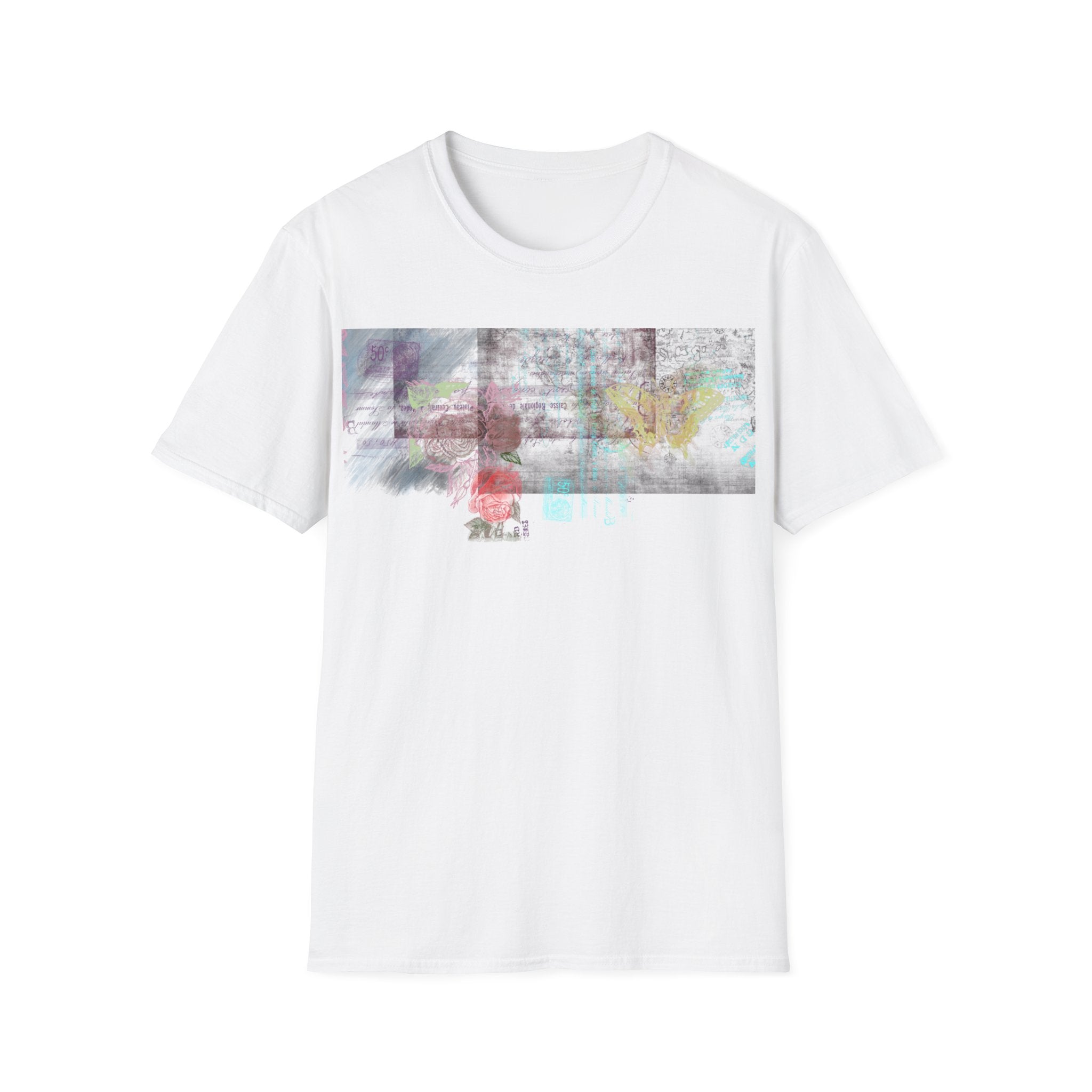 FLORAL MEMORIES Unisex Softstyle T-Shirt