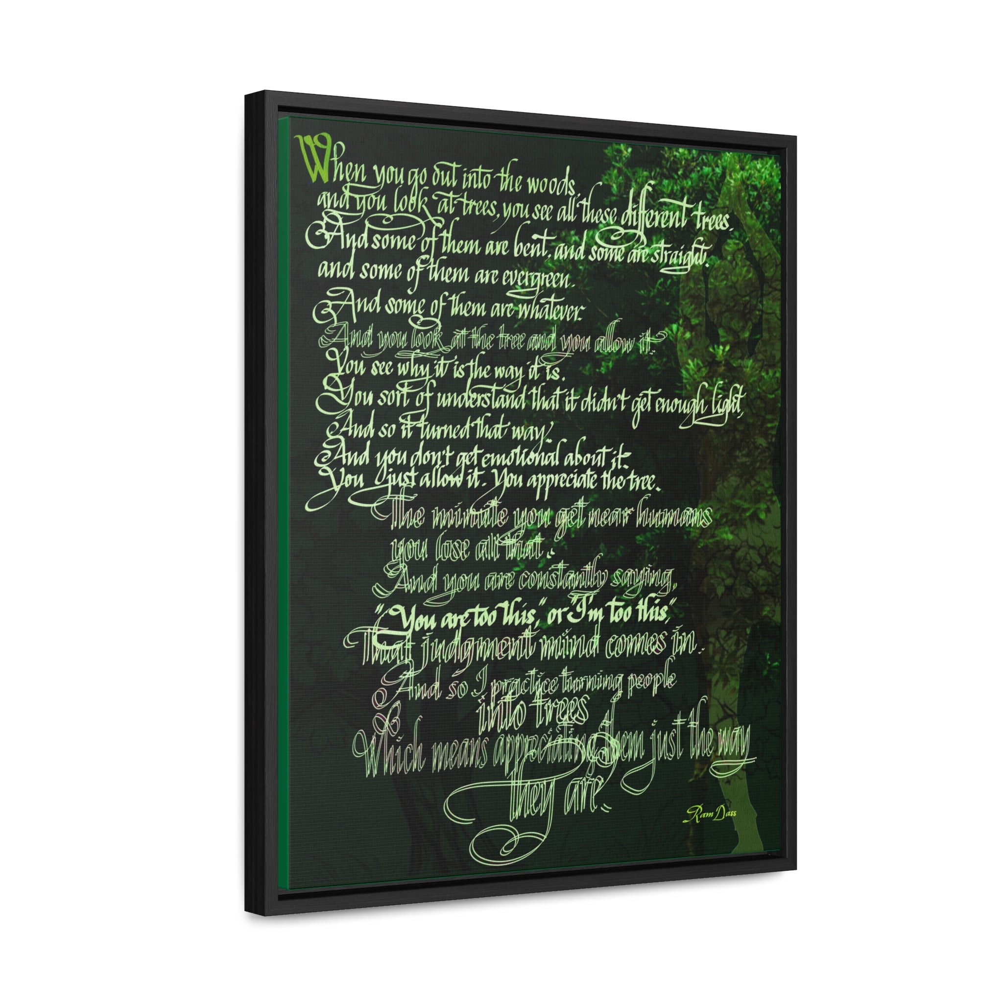 HAND-DRAWN CALLIGRAPHY: TREES