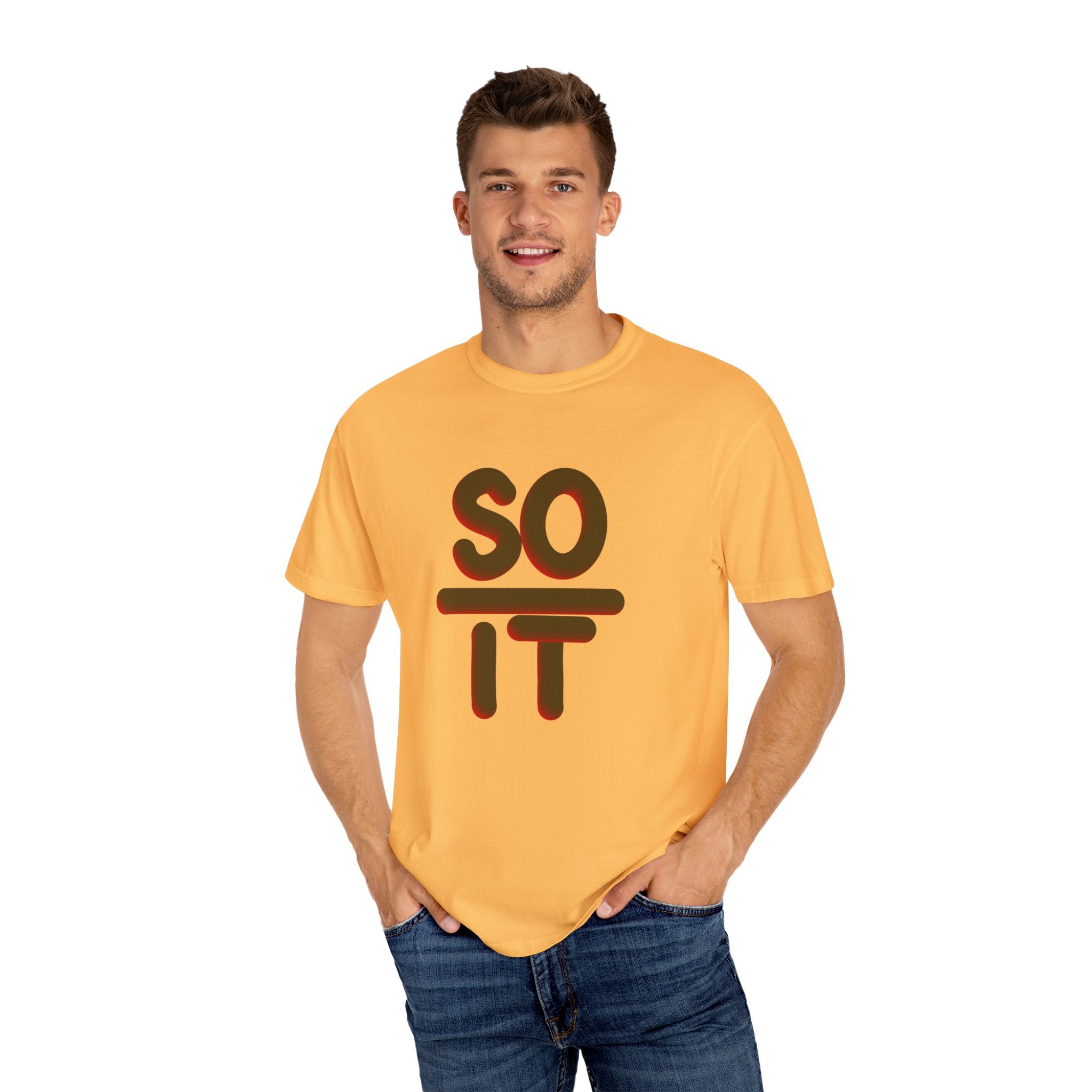 SO OVER IT Unisex Garment-Dyed T-shirt