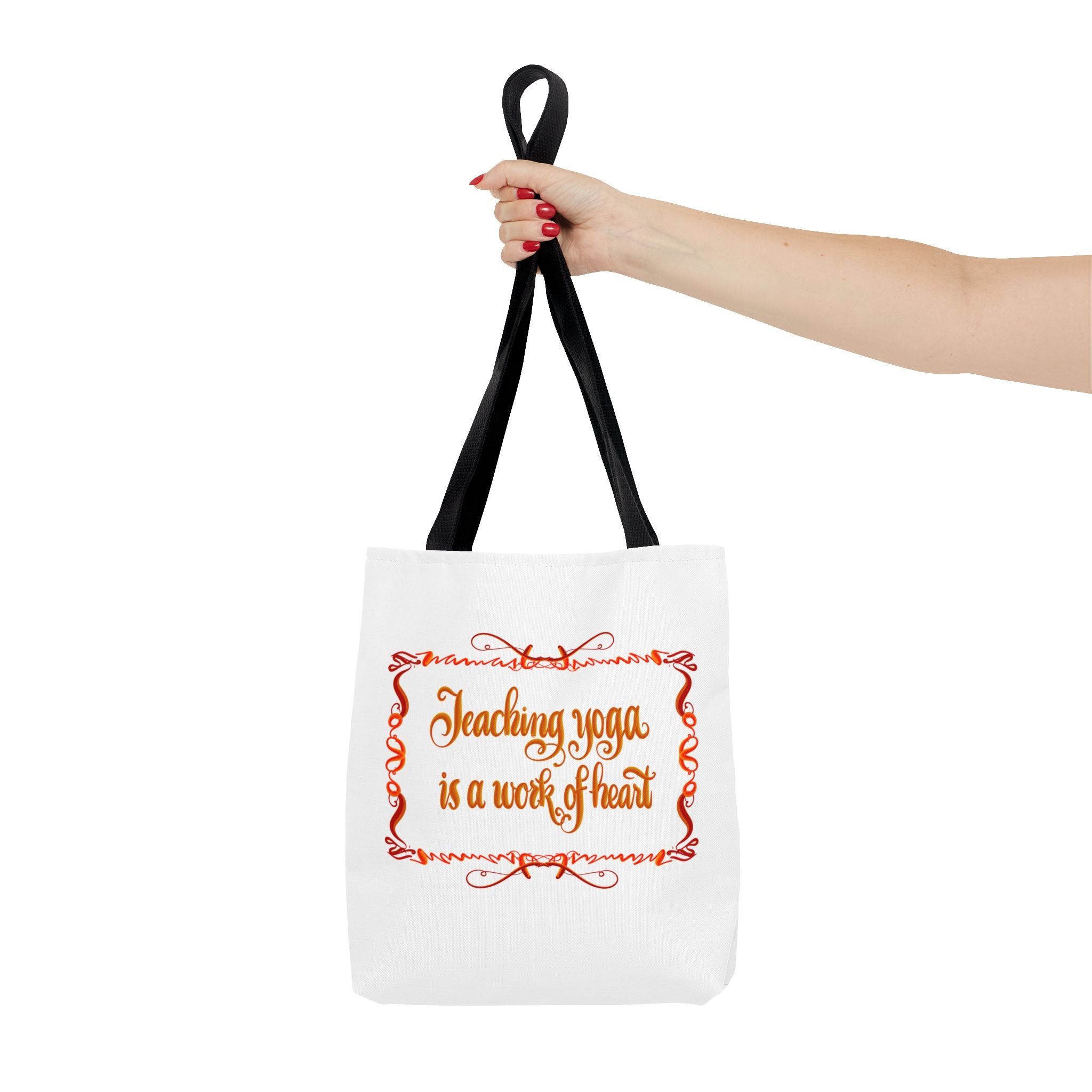 Yoga Teacher Tote Bag – "Teaching Yoga is a Work of Heart"