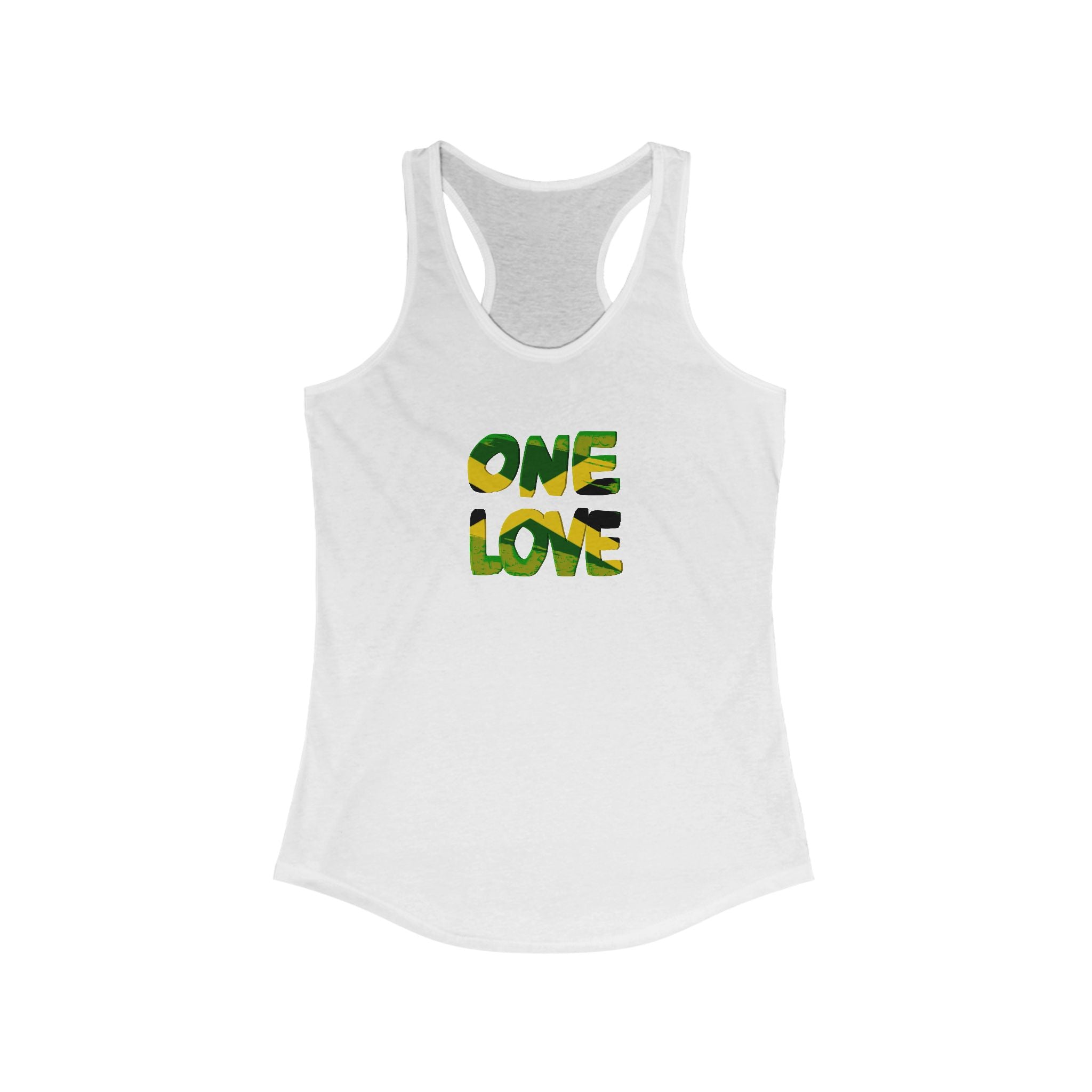 One Love Women's Racerback Tank - Casual Summer Top