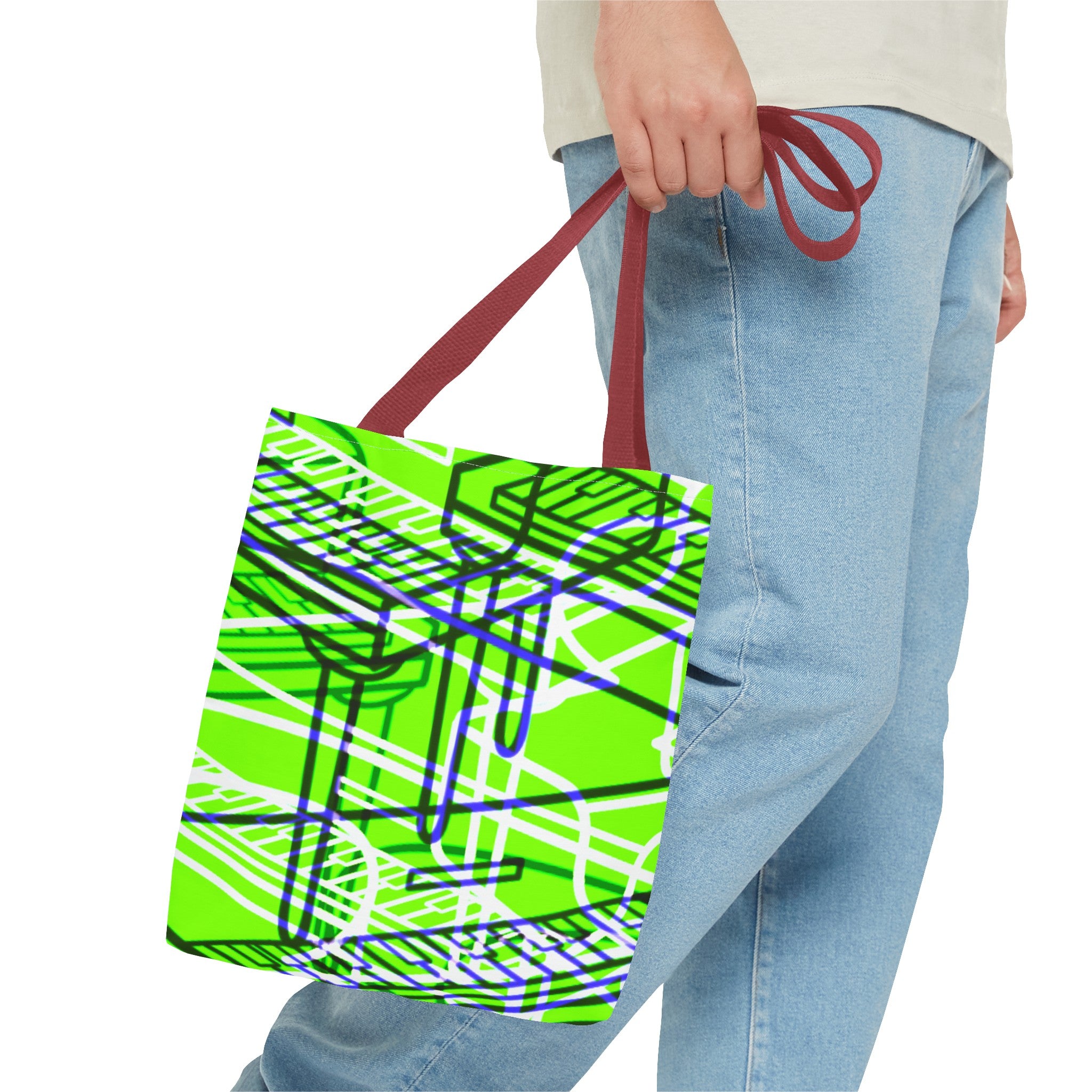 GREEN PIANOS Tote Bag (AOP)