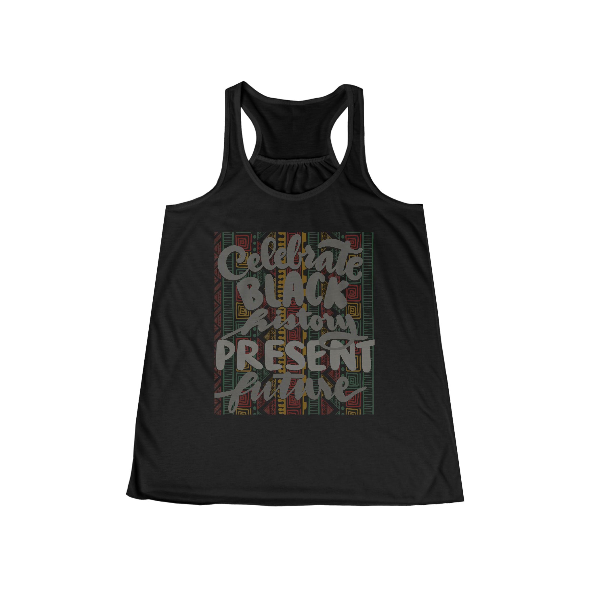 Celebrate Black Women's Flowy Racerback Tank