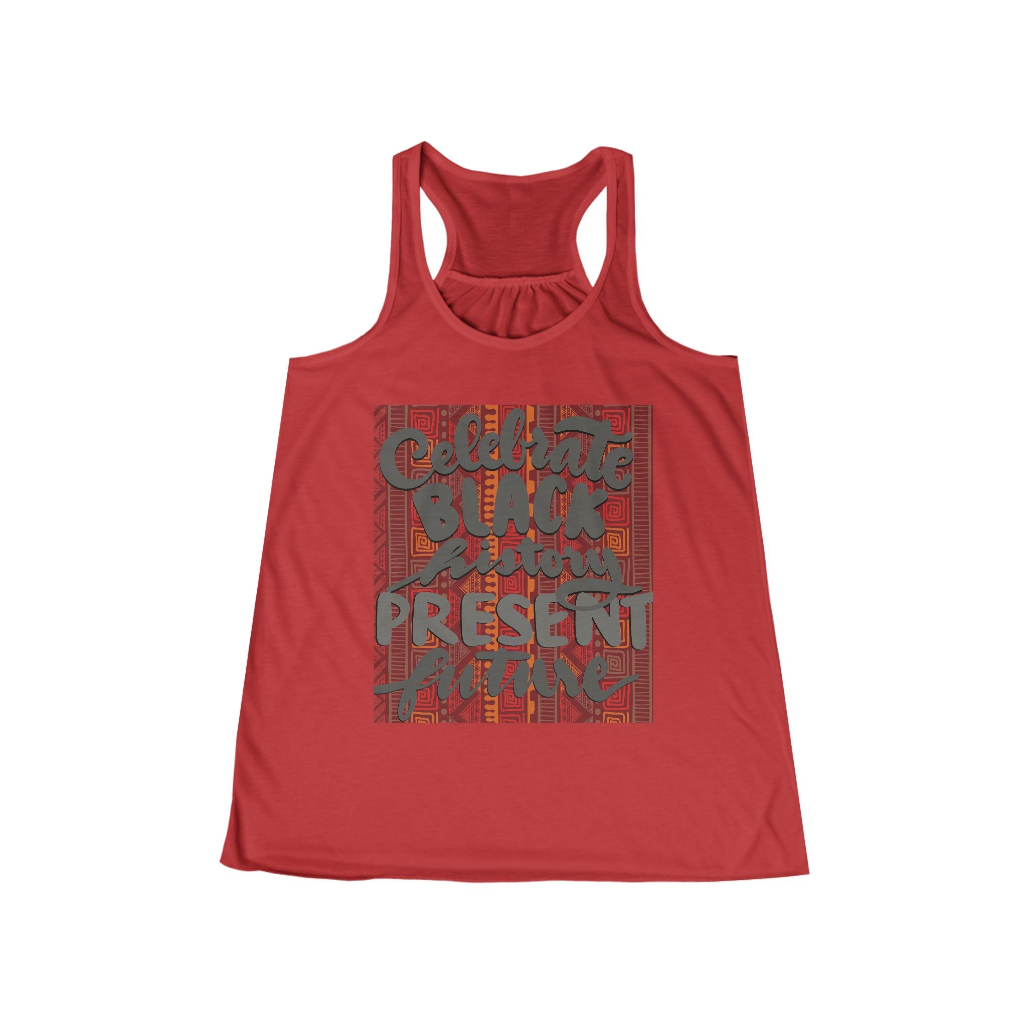 Celebrate Black Women's Flowy Racerback Tank