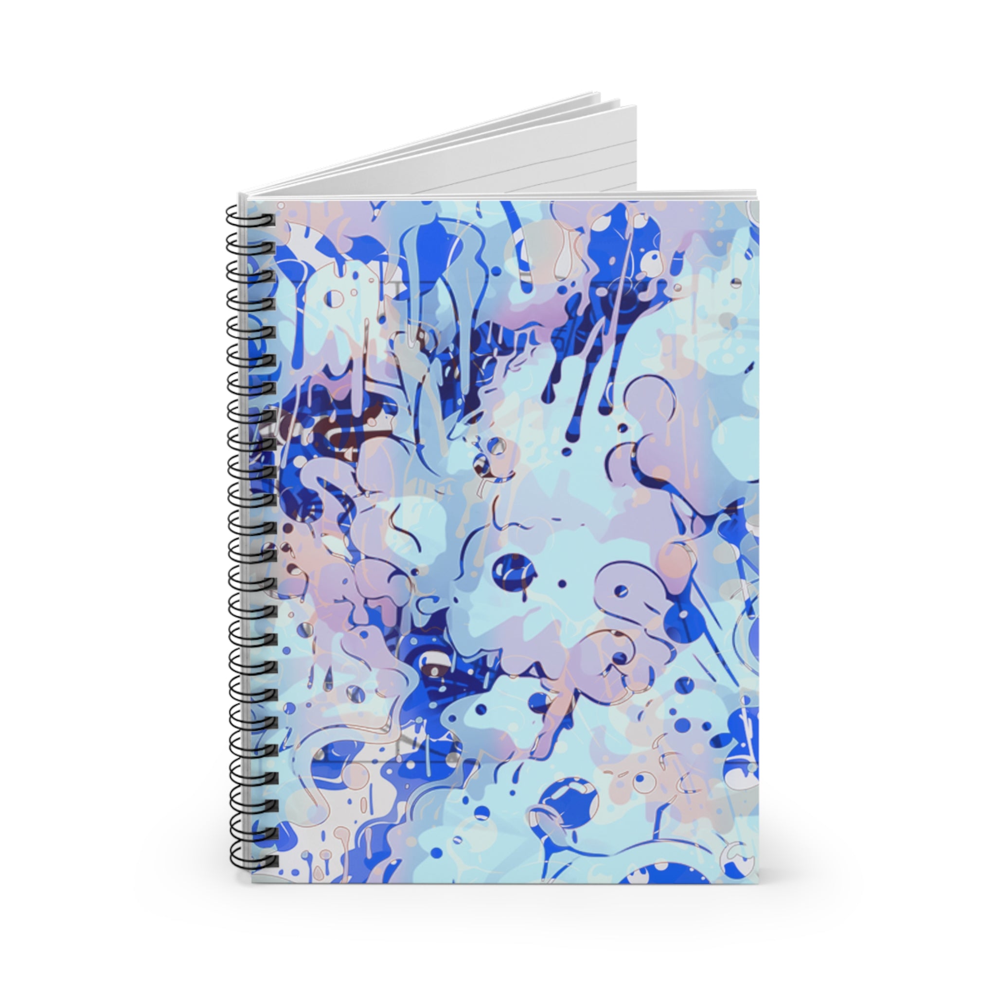 ORGANIC BLUE Spiral Notebook - Ruled Line