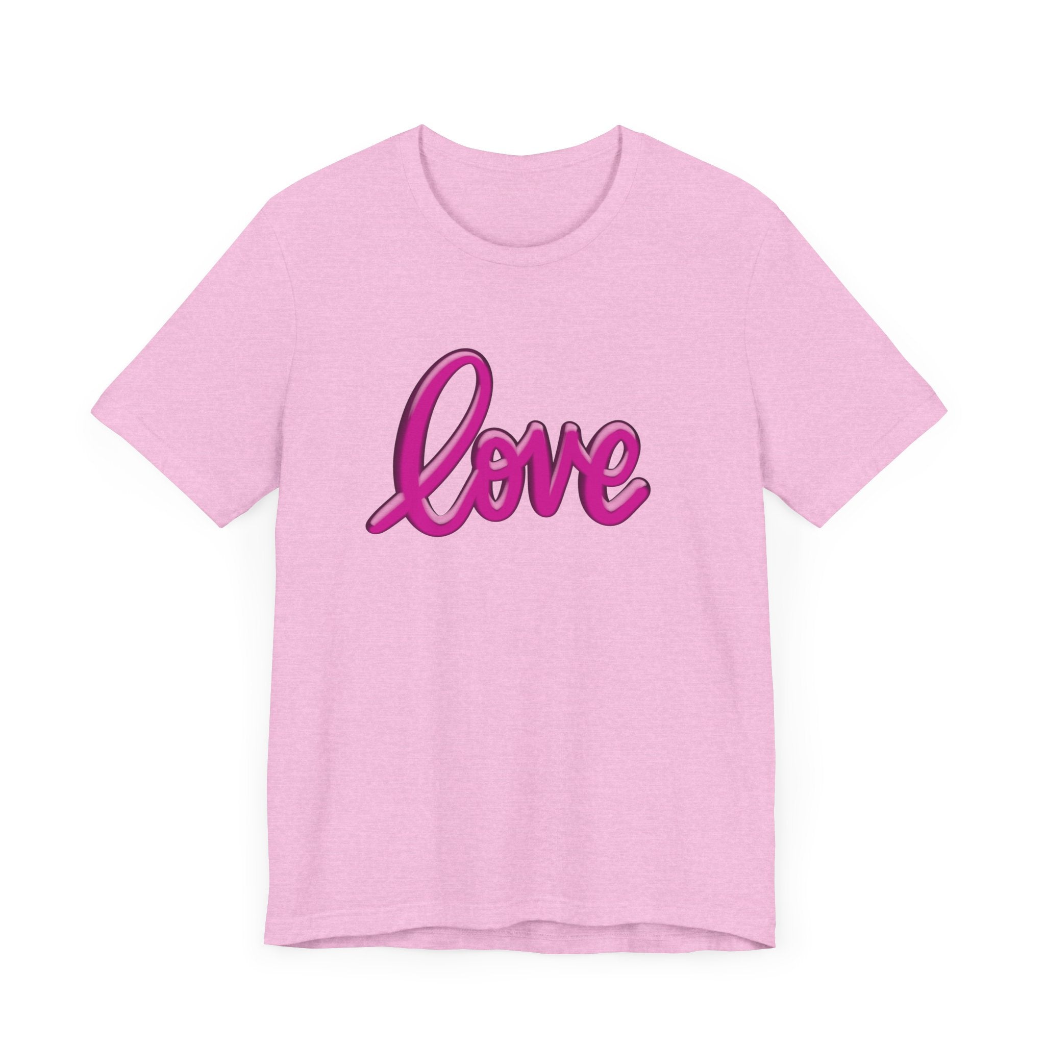 Love Pink Short Sleeve Tee - Unisex Jersey T-Shirt for Awareness & Everyday Comfort