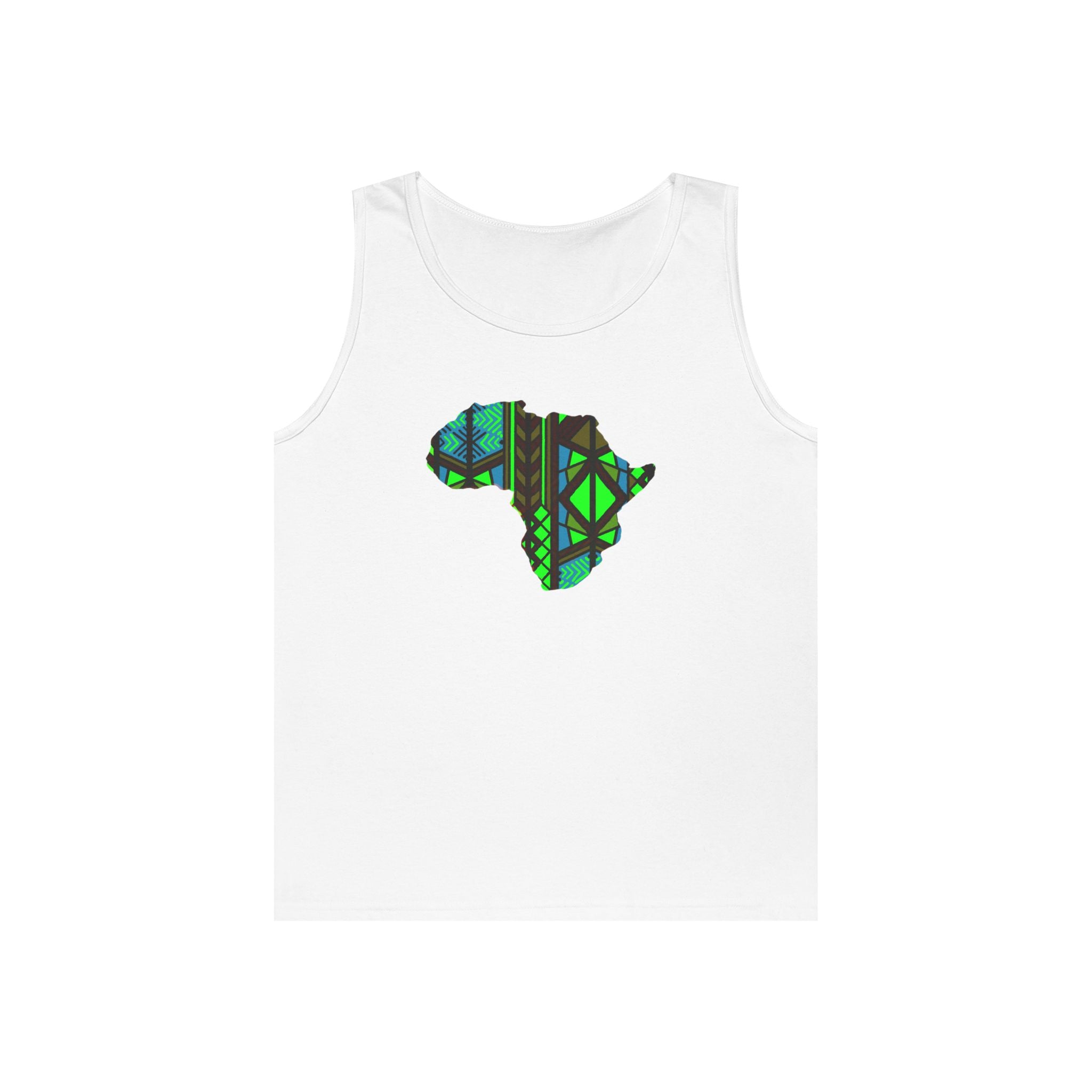 Stylish Tank Top with Africa Print