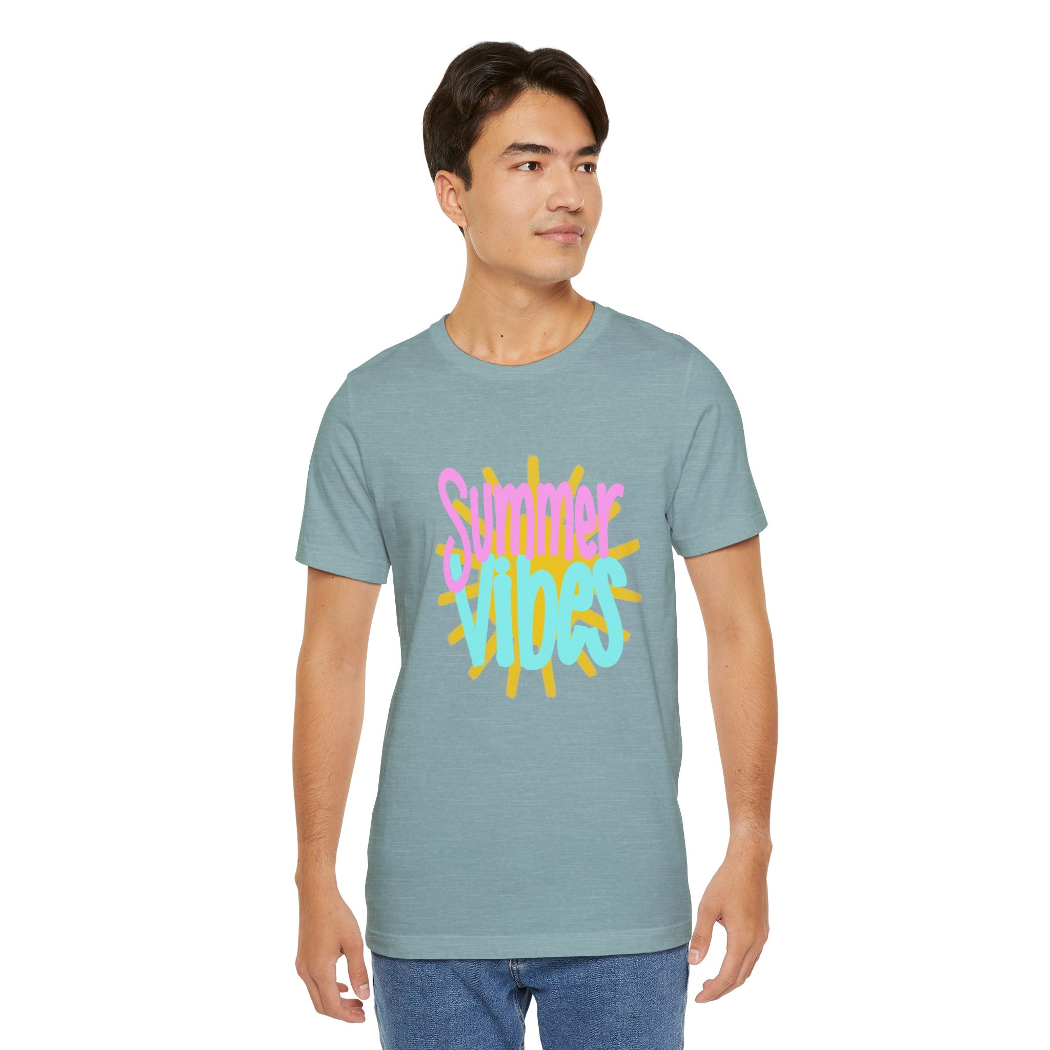 SUMMER VIBES Unisex Jersey Short Sleeve Tee