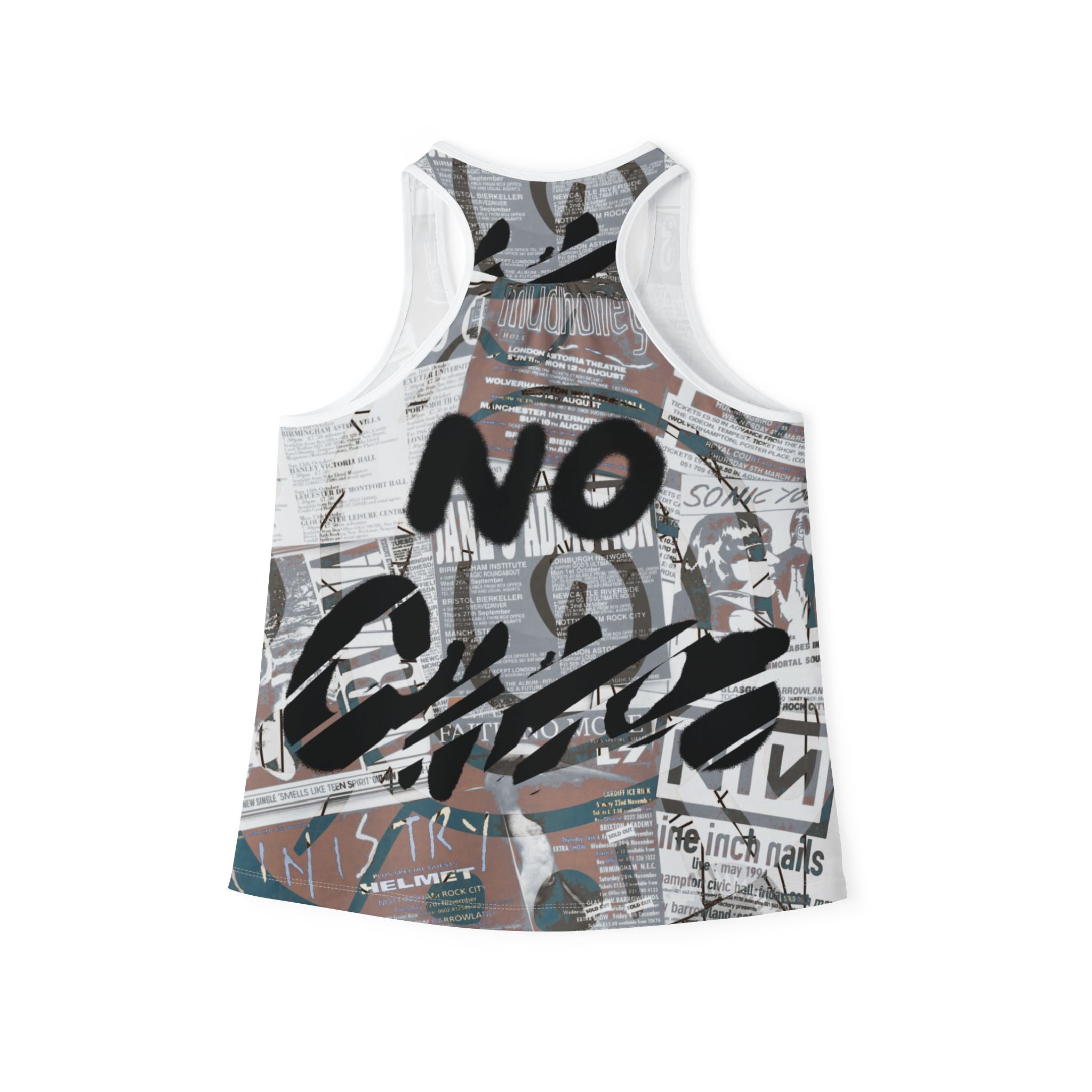 Trendy Women's Tank Top - 'No Chills' Graphic Design