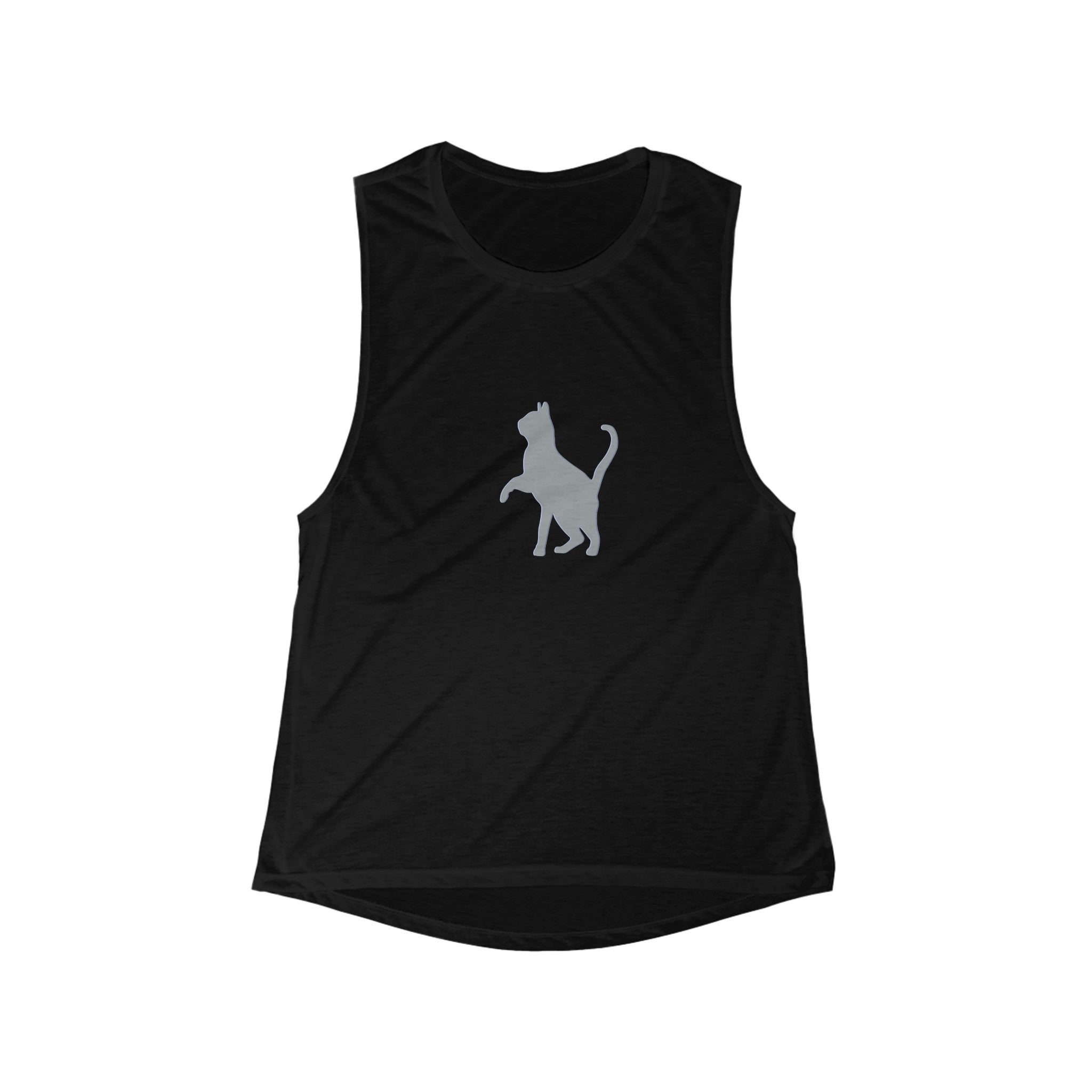 KITTY CAT Women's Flowy Scoop Muscle Tank