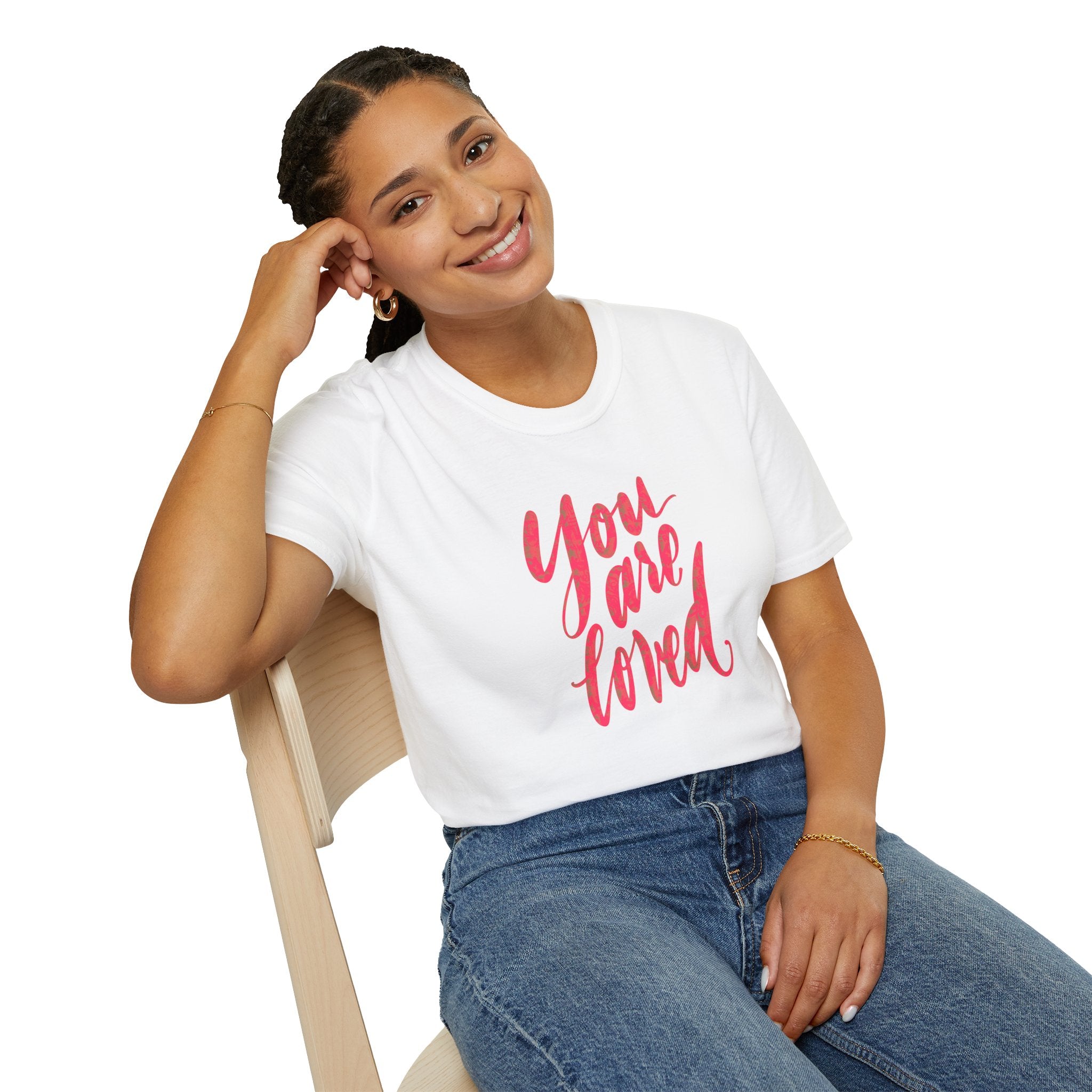 You Are Loved Unisex Softstyle T-Shirt - Comfort with a Positive Message