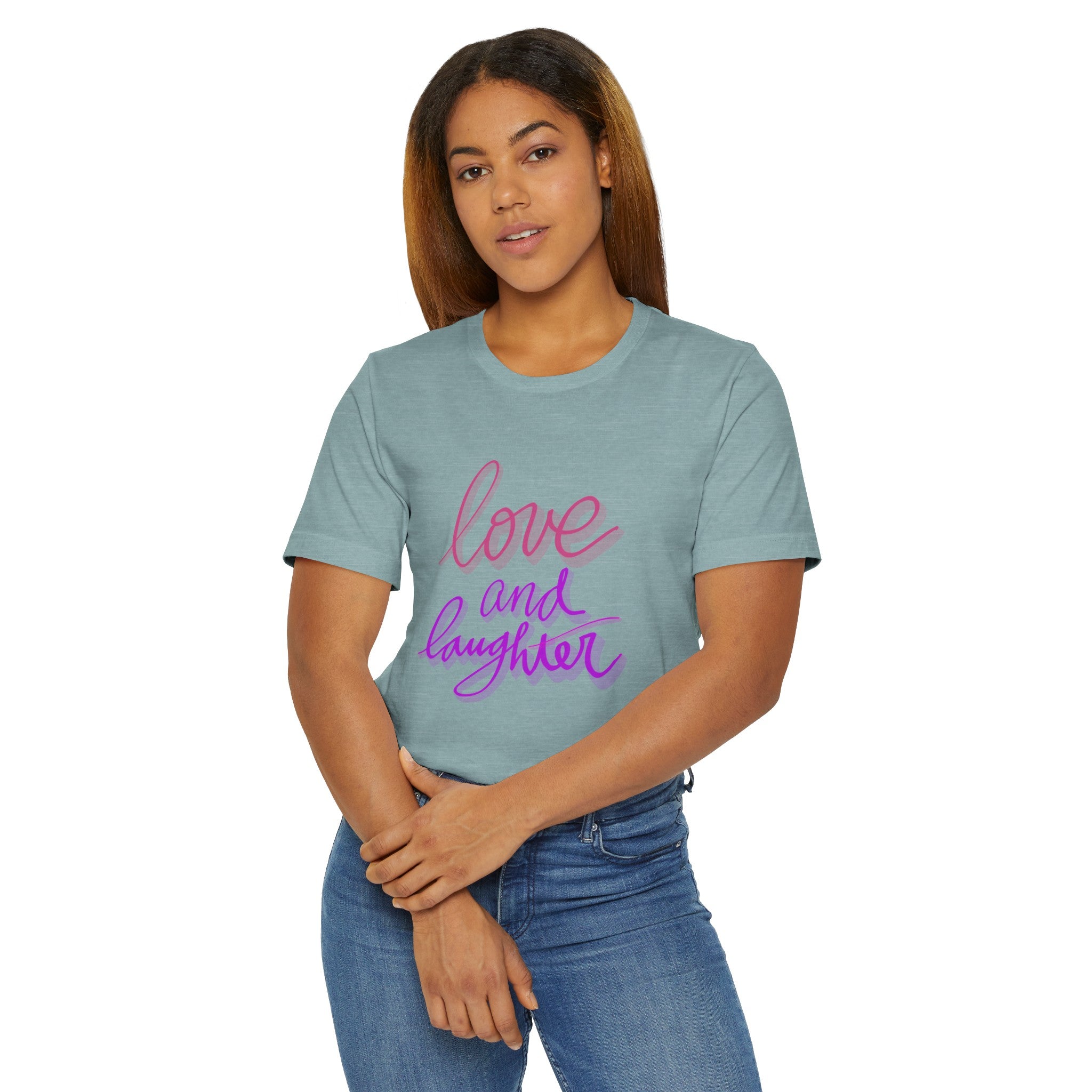 LOVE AND LAUGHTER Unisex Jersey T-Shirt