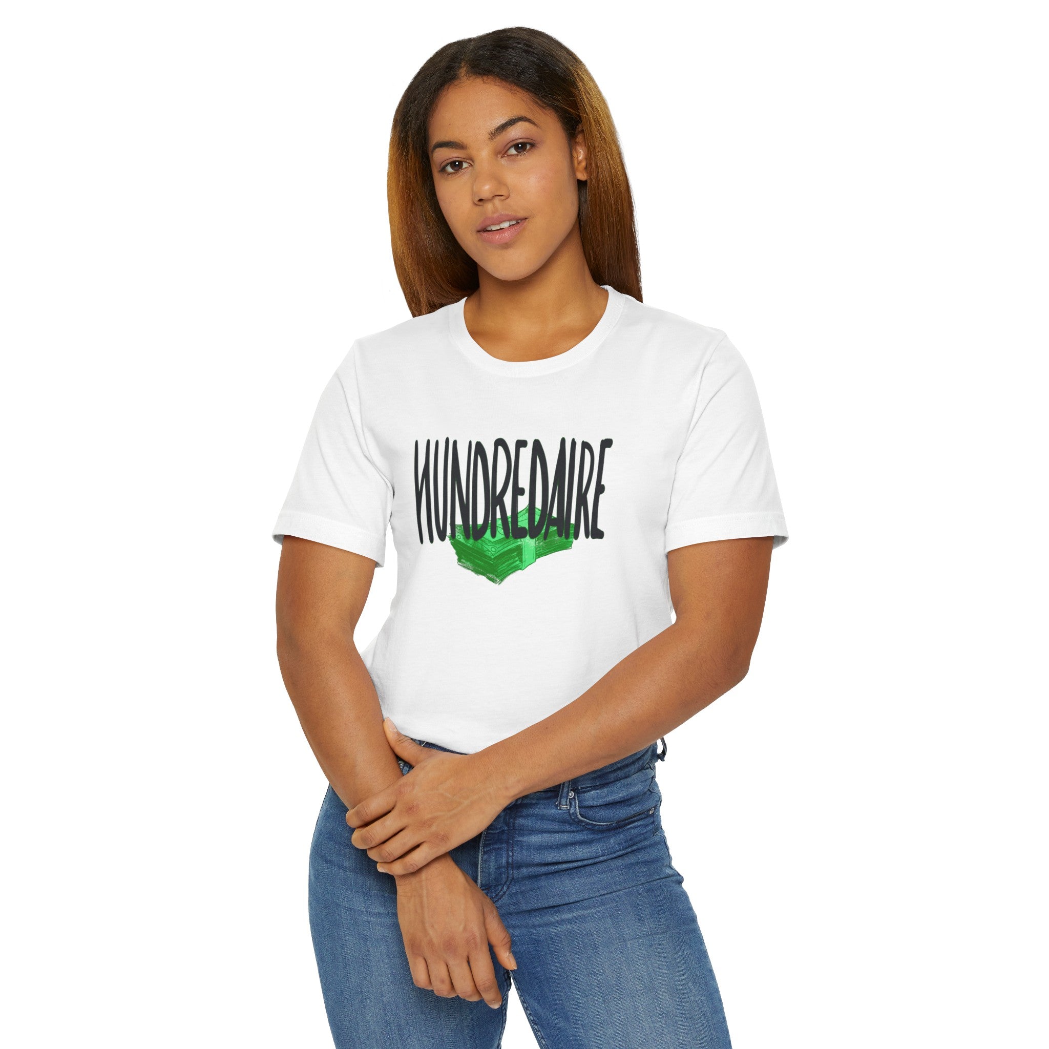 HUNDREDAIRE Unisex Jersey T-Shirt.-