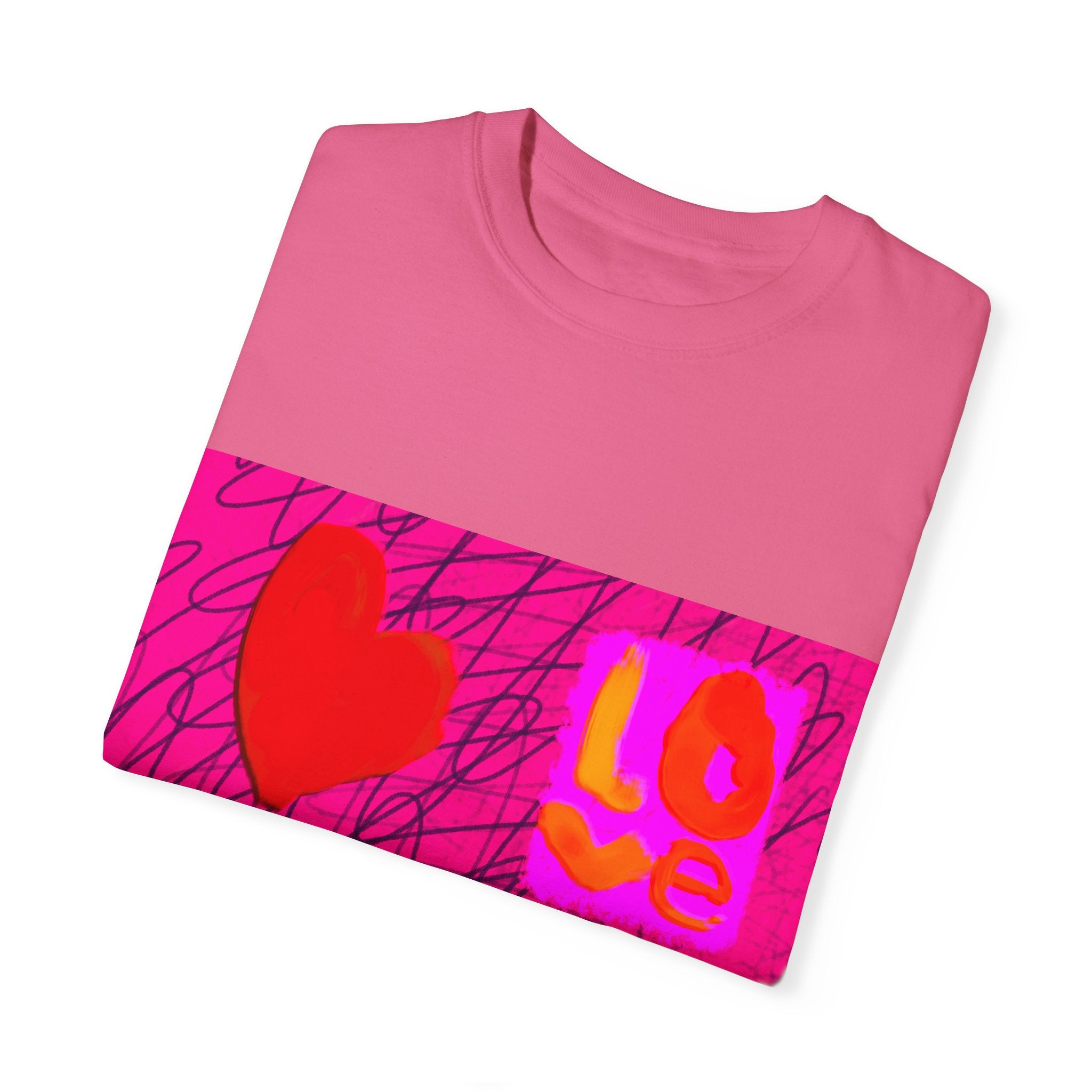 Love Vibes Unisex Garment-Dyed T-Shirt