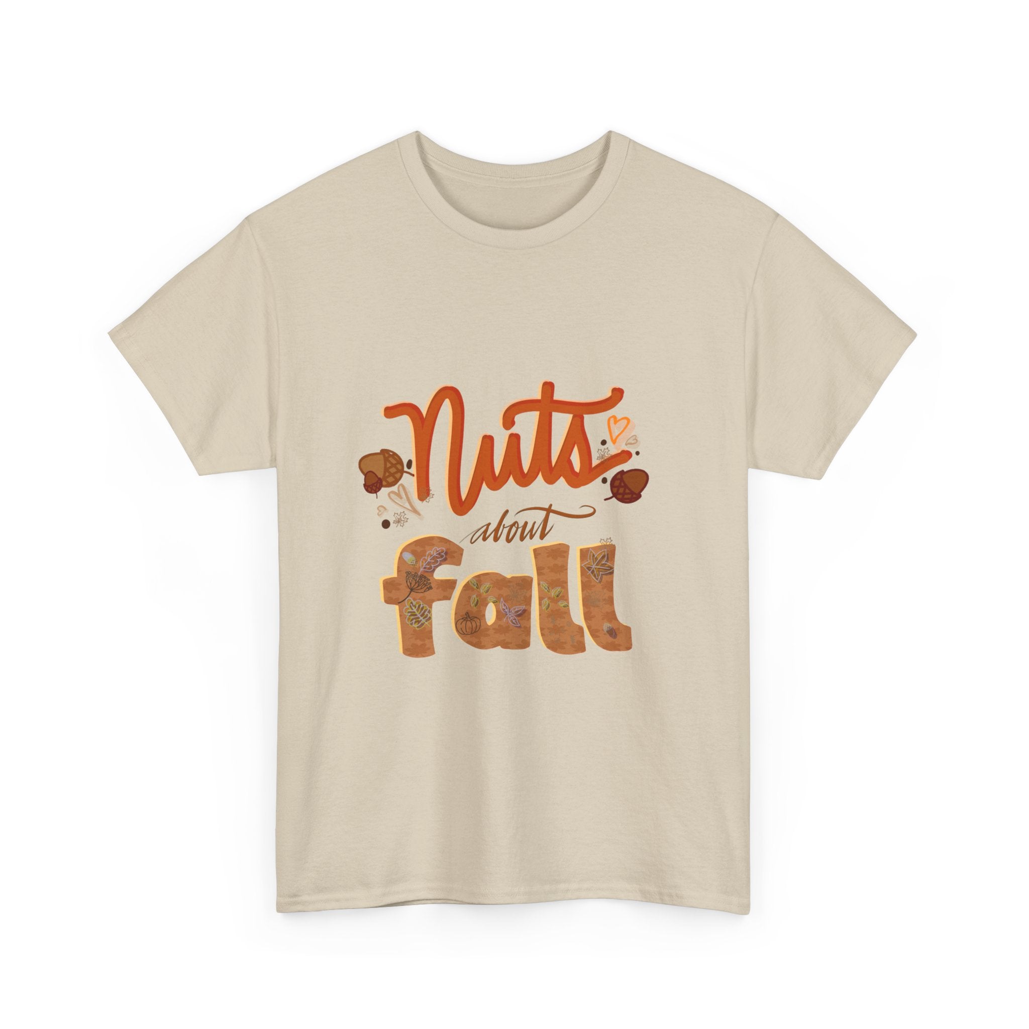NUTS ABOUT FALL Unisex Heavy Cotton Tee