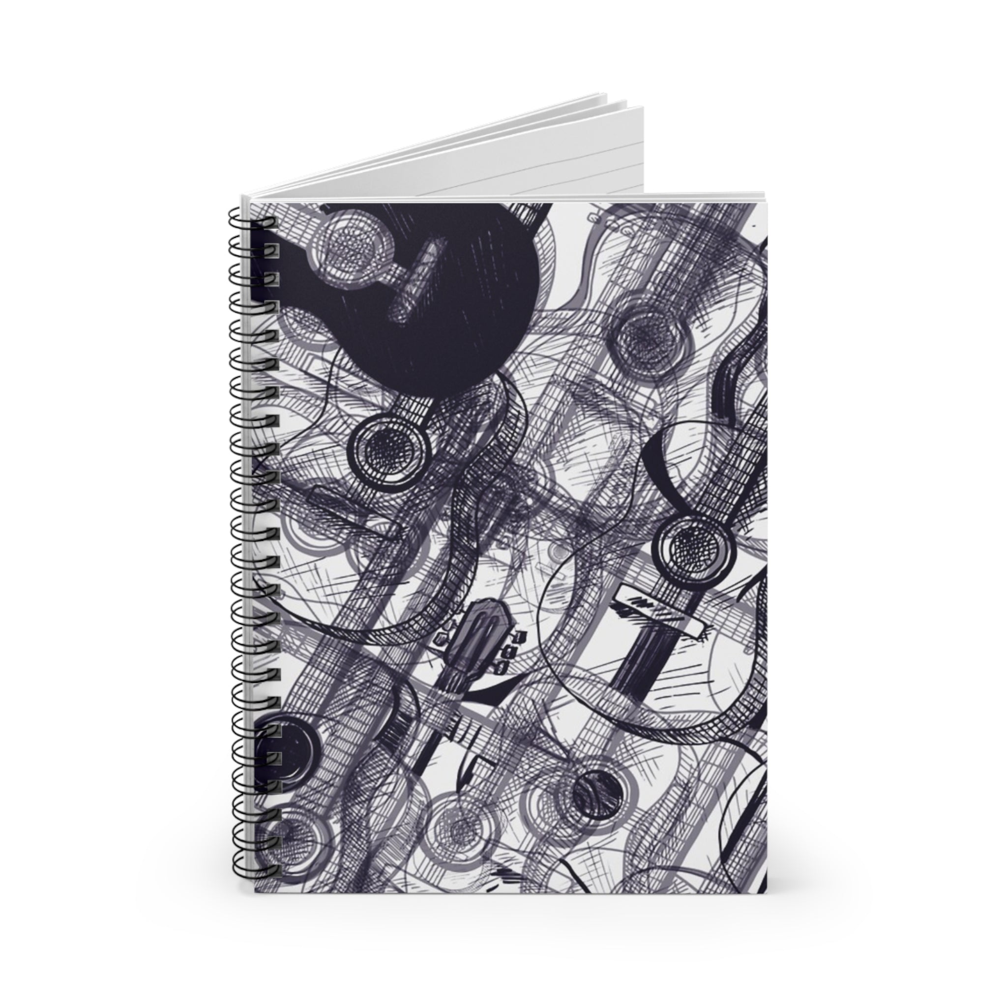 GUITARS Spiral Notebook - Ruled Line