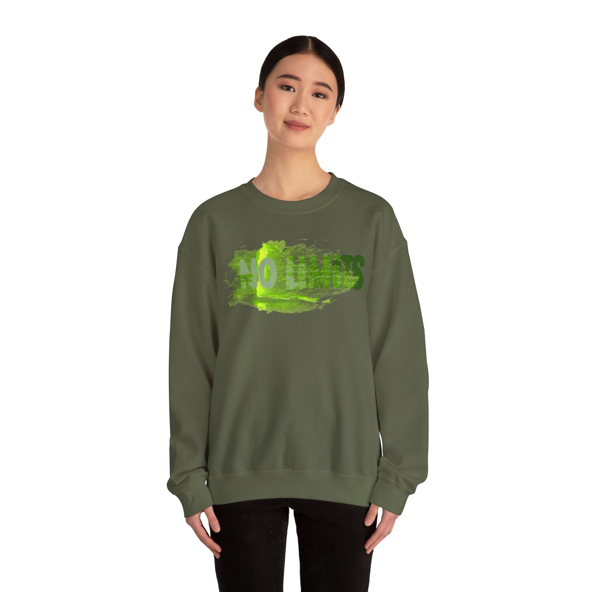 No Limits Unisex Heavy Blend™ Crewneck Sweatshirt - Inspirational & Comfortable