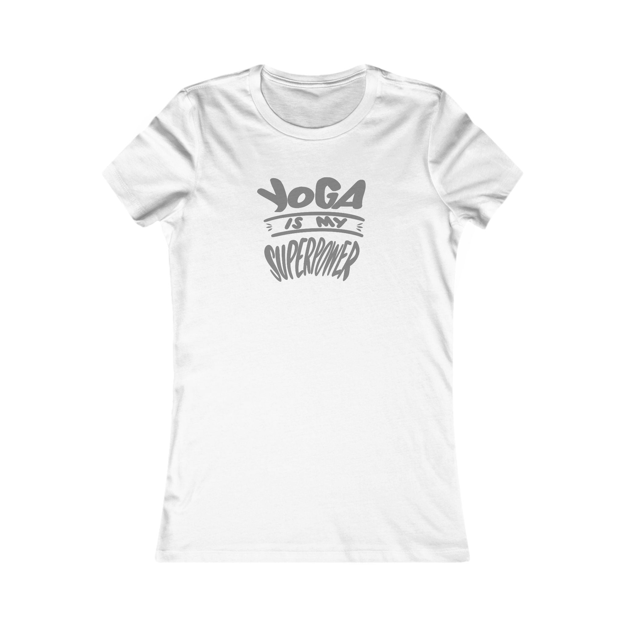 Yoga Is My Superpower Women's Tee - Motivational Fitness Shirt