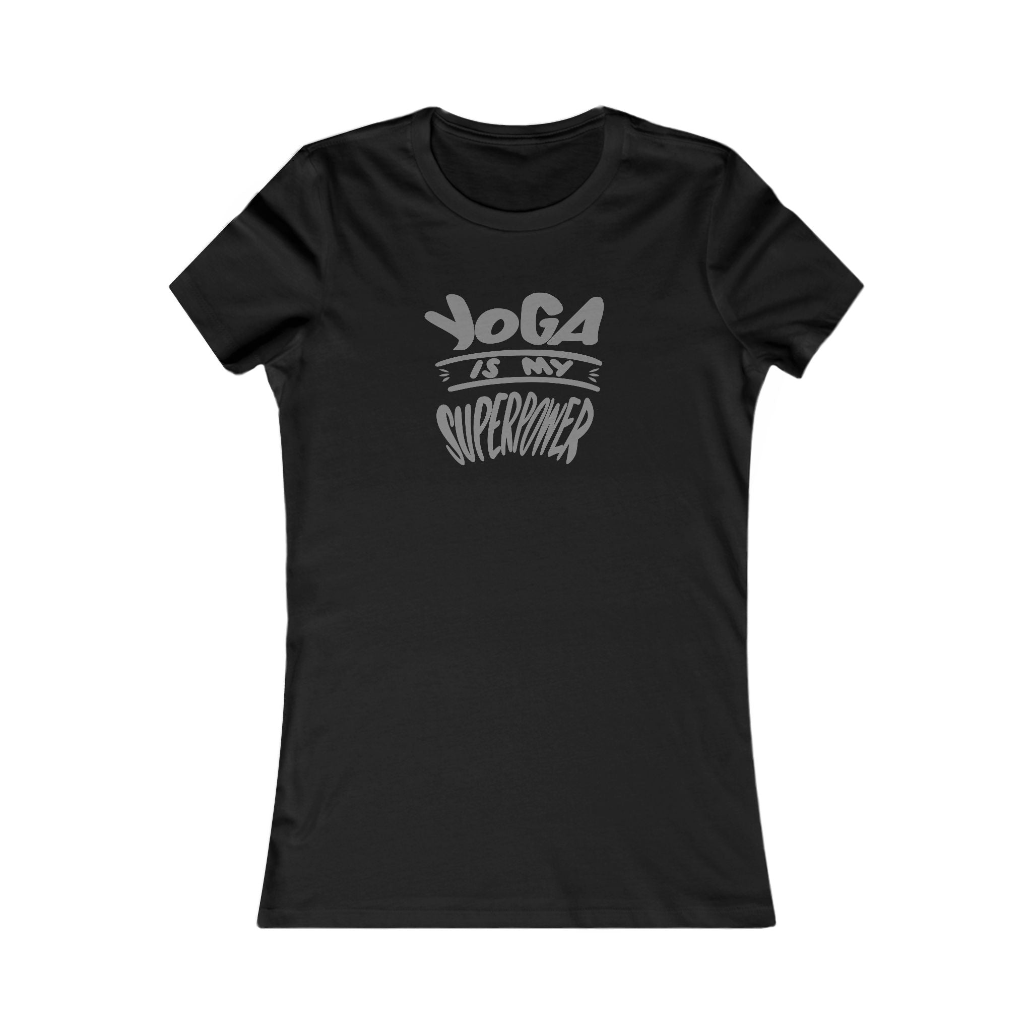 Yoga Is My Superpower Women's Tee - Motivational Fitness Shirt