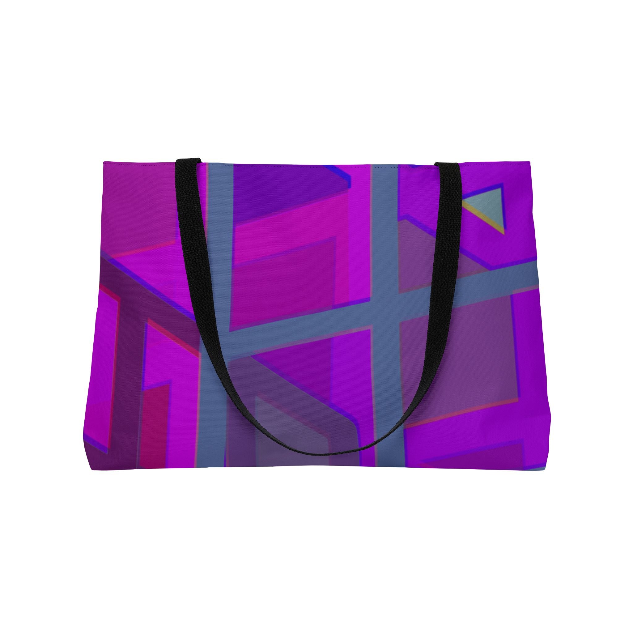 Vibrant Geometric Weekender Tote Bag - Perfect for Travel & Leisure
