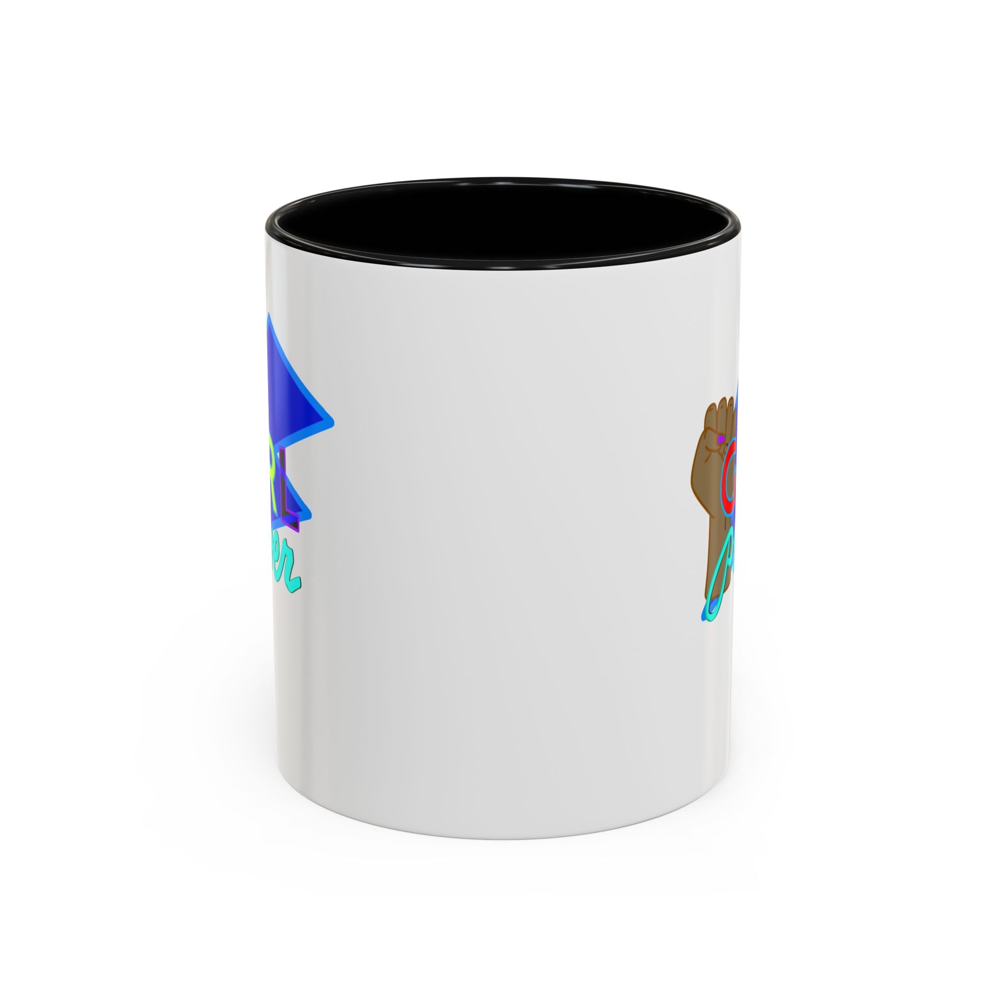 GIRL POWER Accent Coffee Mug (11 oz)