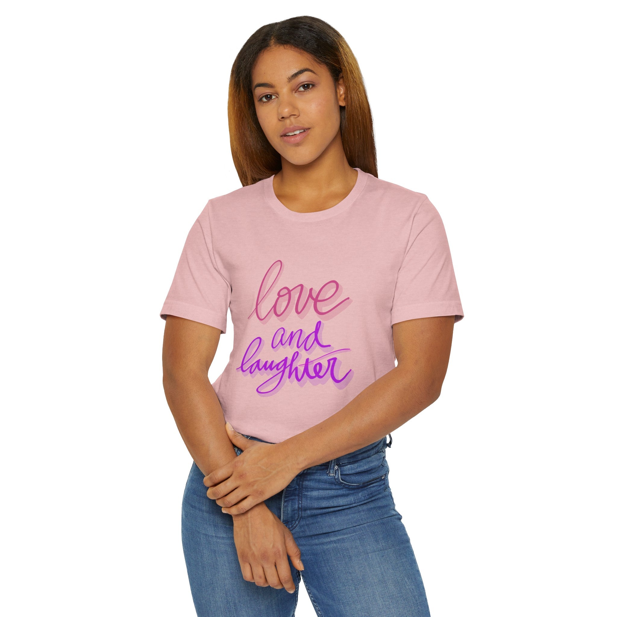 LOVE AND LAUGHTER Unisex Jersey T-Shirt