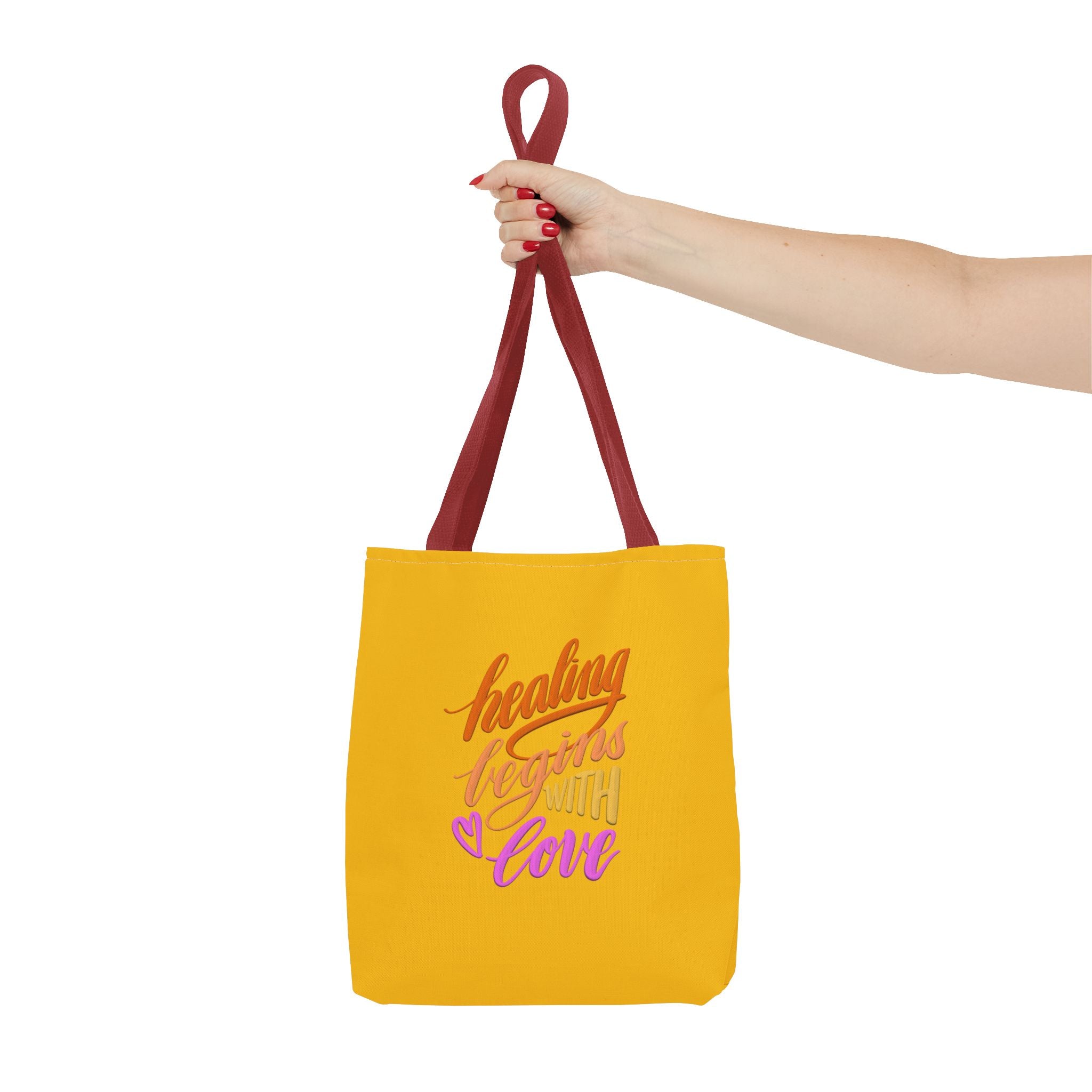 HEALING BEGINS WITH LOVE Tote Bag