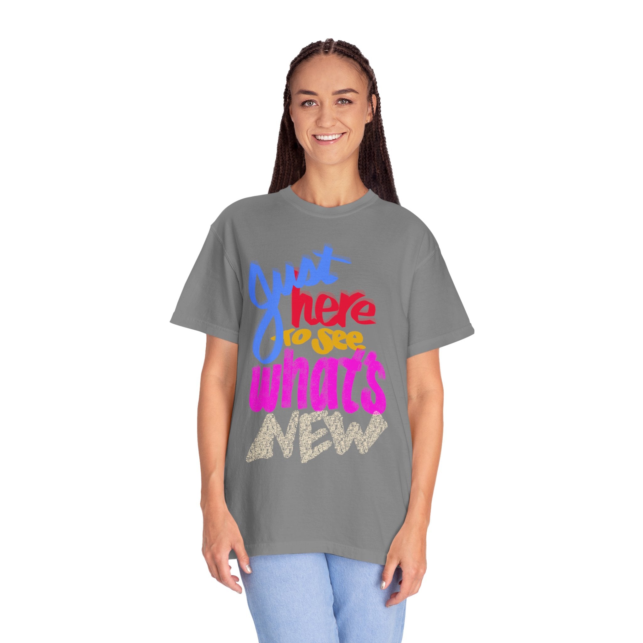 WHAT’S NEW Unisex Garment-Dyed T-shirt
