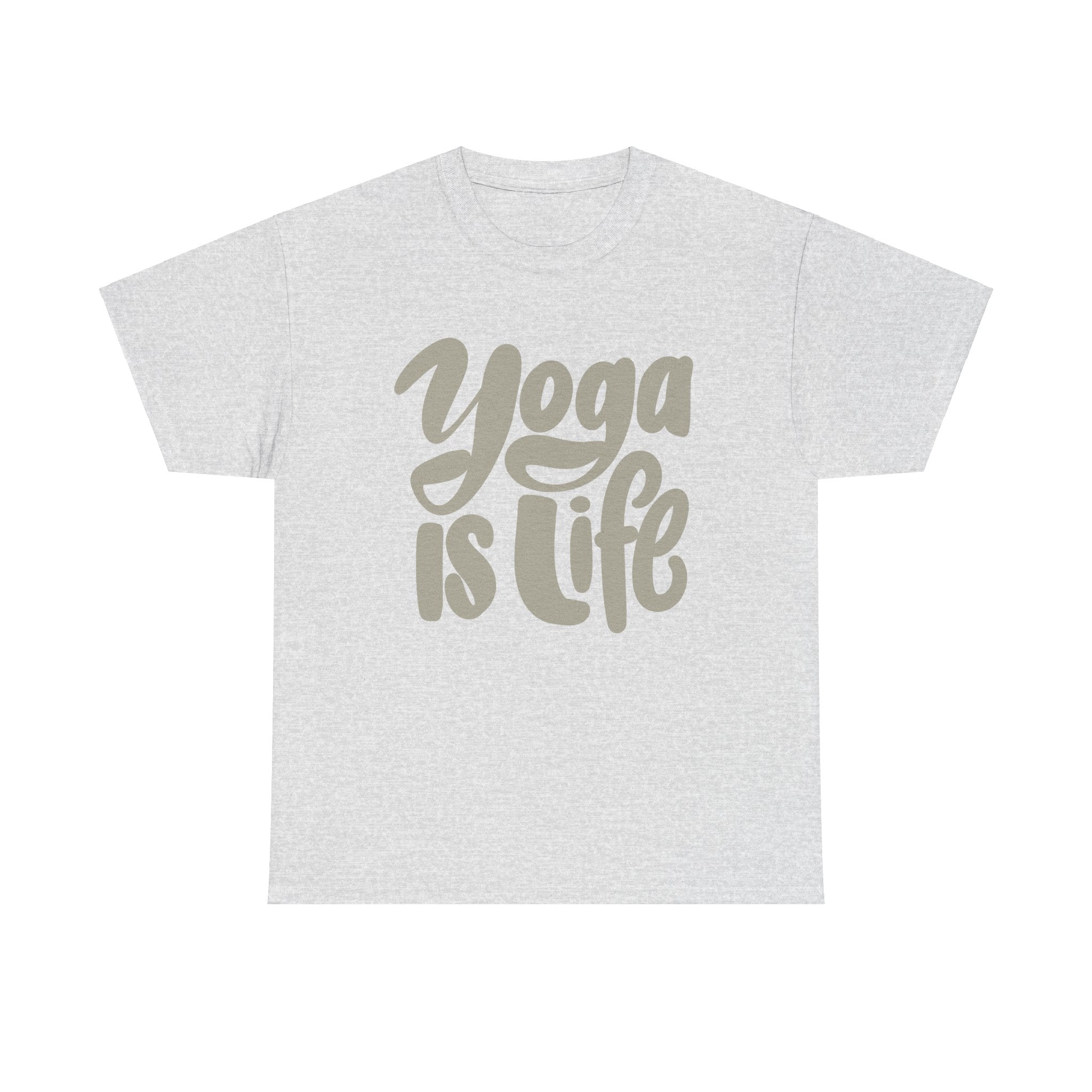 YOGA IS LIFE Unisex Heavy Cotton Tee