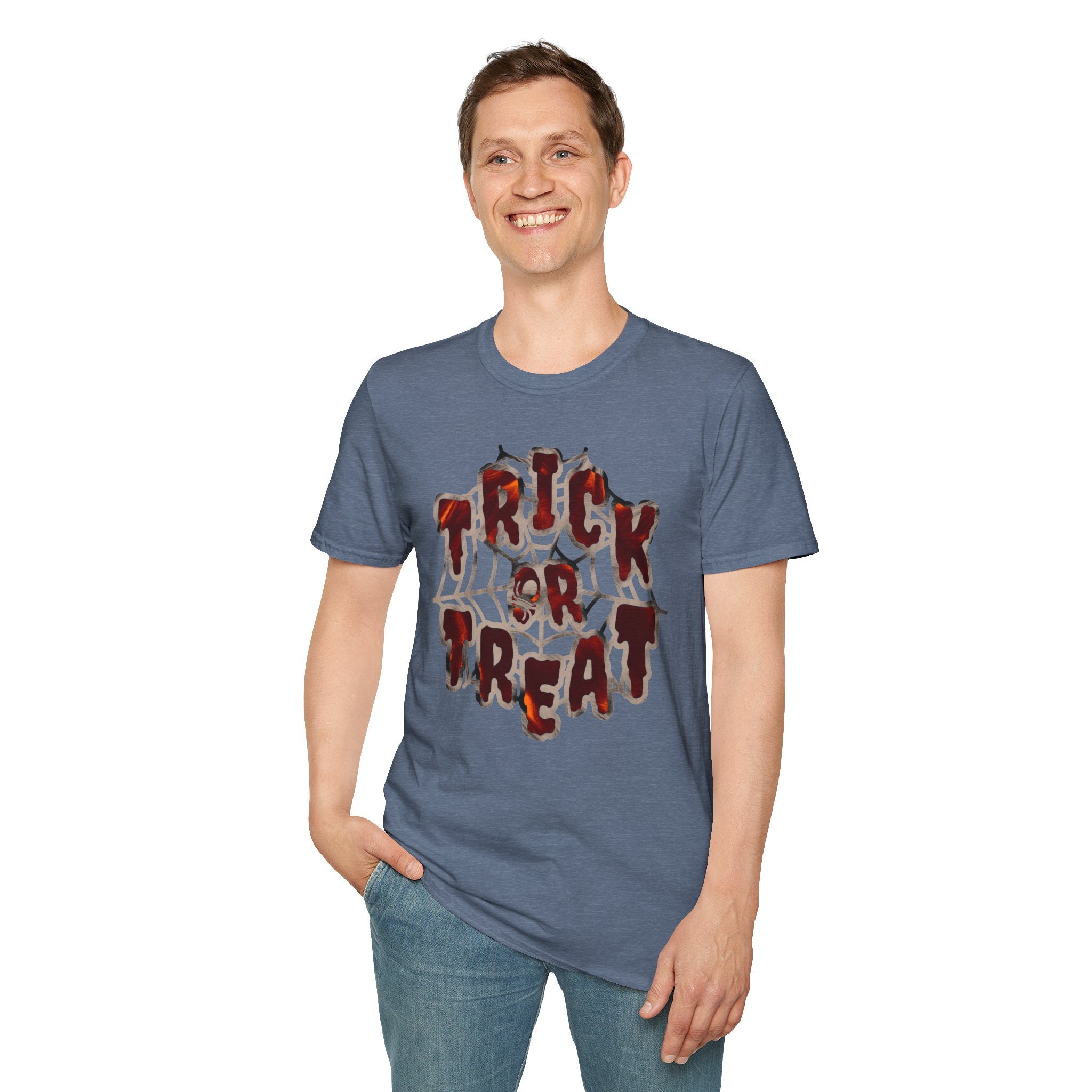 TRICK OR TREAT HALLOWEEN Softstyle T-Shirt