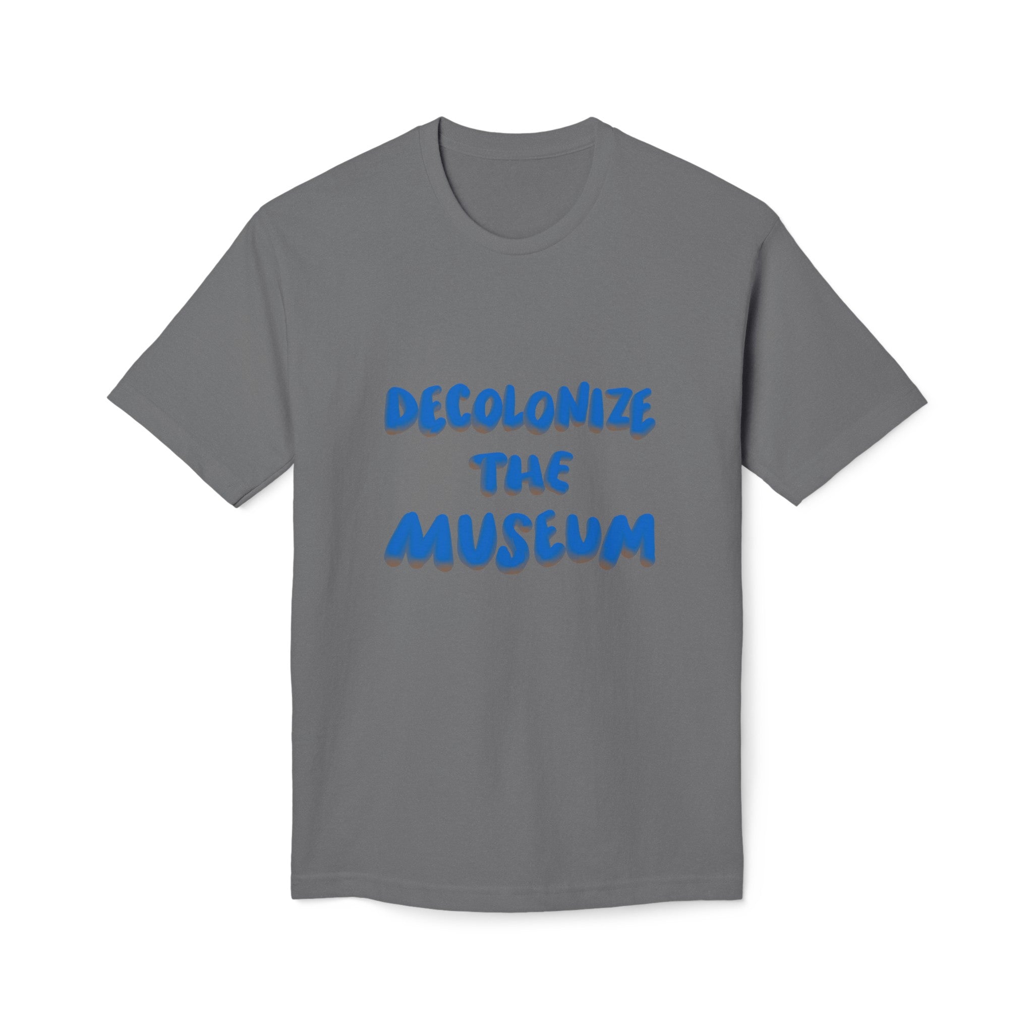DECOLONIZE THE MUSEUM Unisex Midweight T-shirt, Made in US