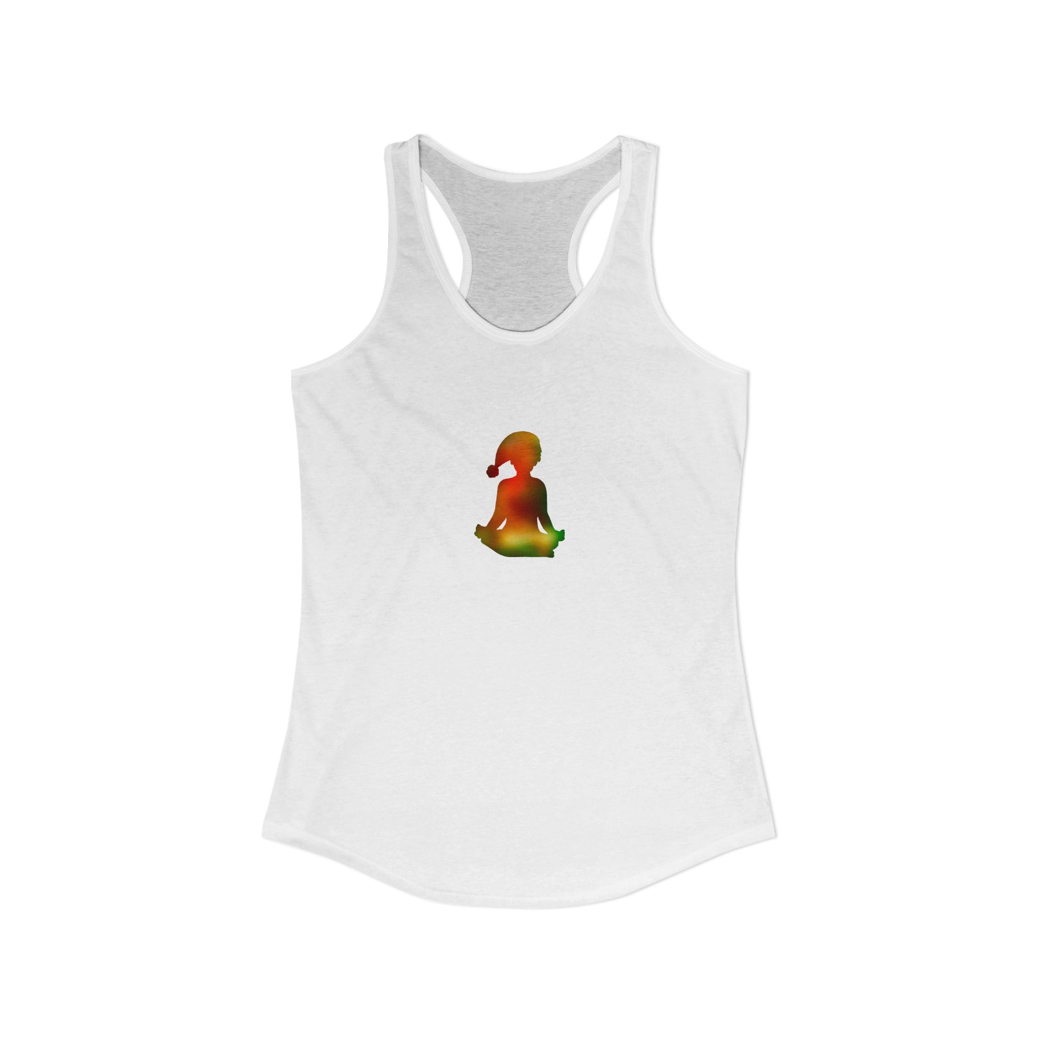 Women's Santa Easy Pose Racerback Tank