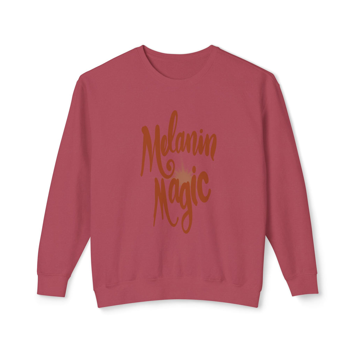 Melanin Magic Crewneck Sweatshirt — Comfort Fit Inspirational Graphic