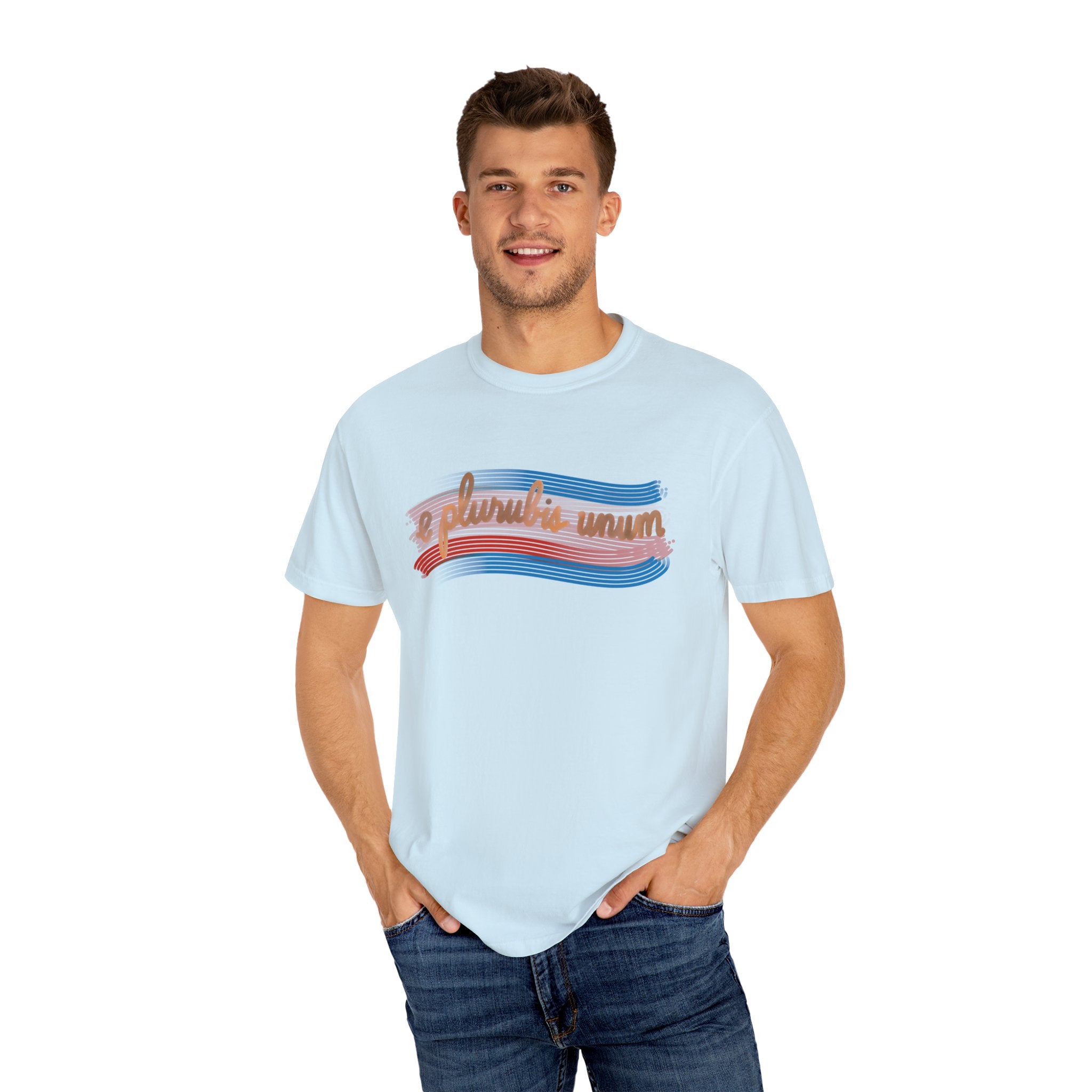E PLURUBIS UNUM Unisex Garment-Dyed T-shirt
