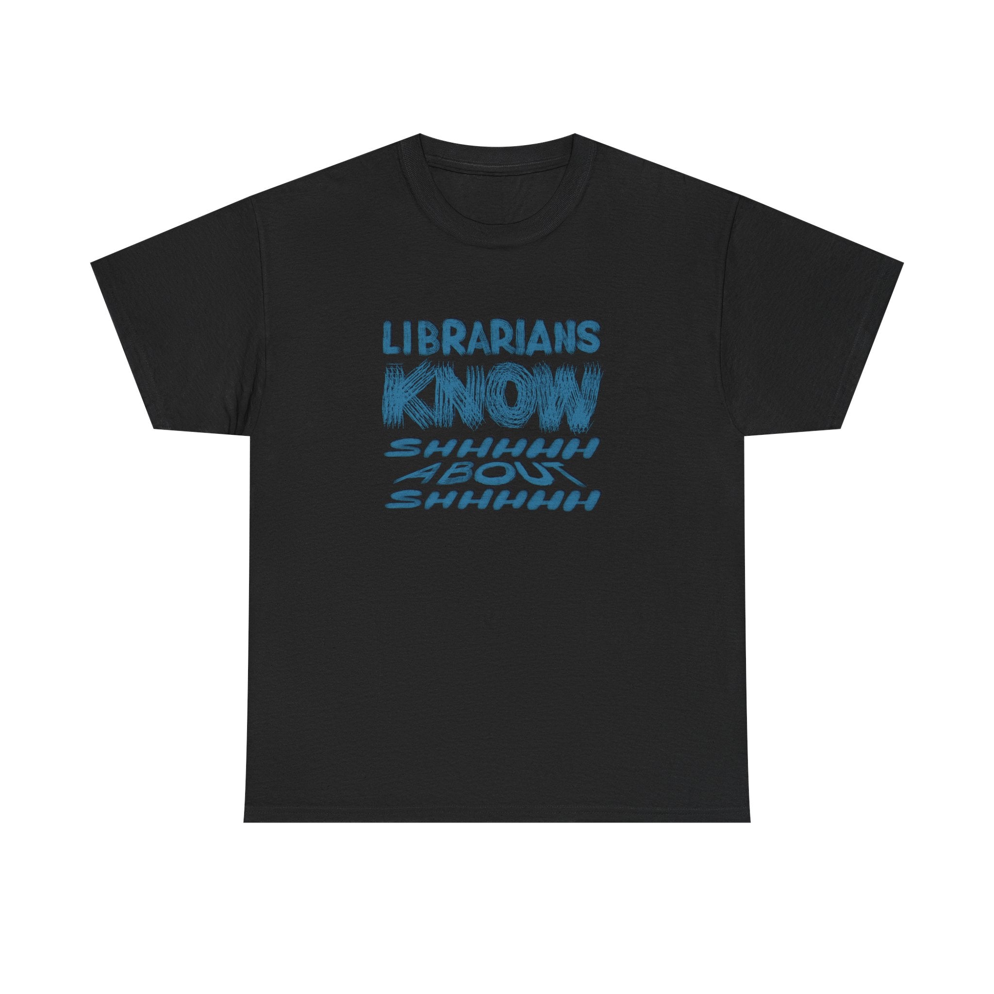 Librarians Know Unisex Heavy Cotton Tee – Perfect Gift for Book Lovers