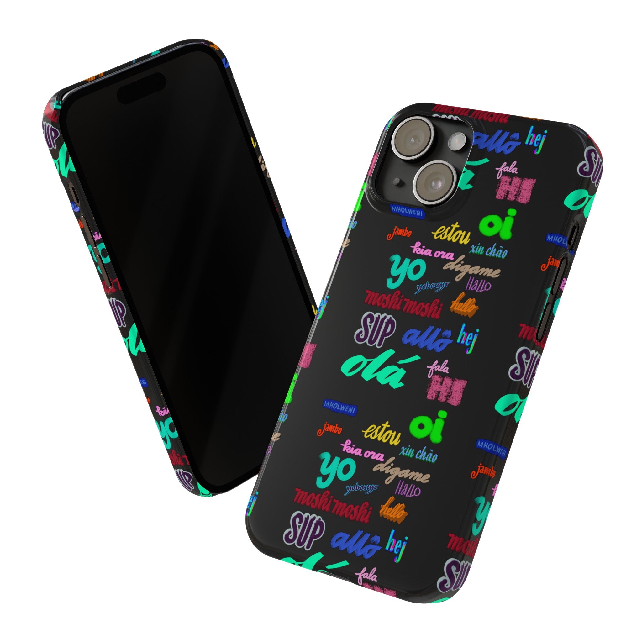 HELLO HELLO Slim Phone Cases