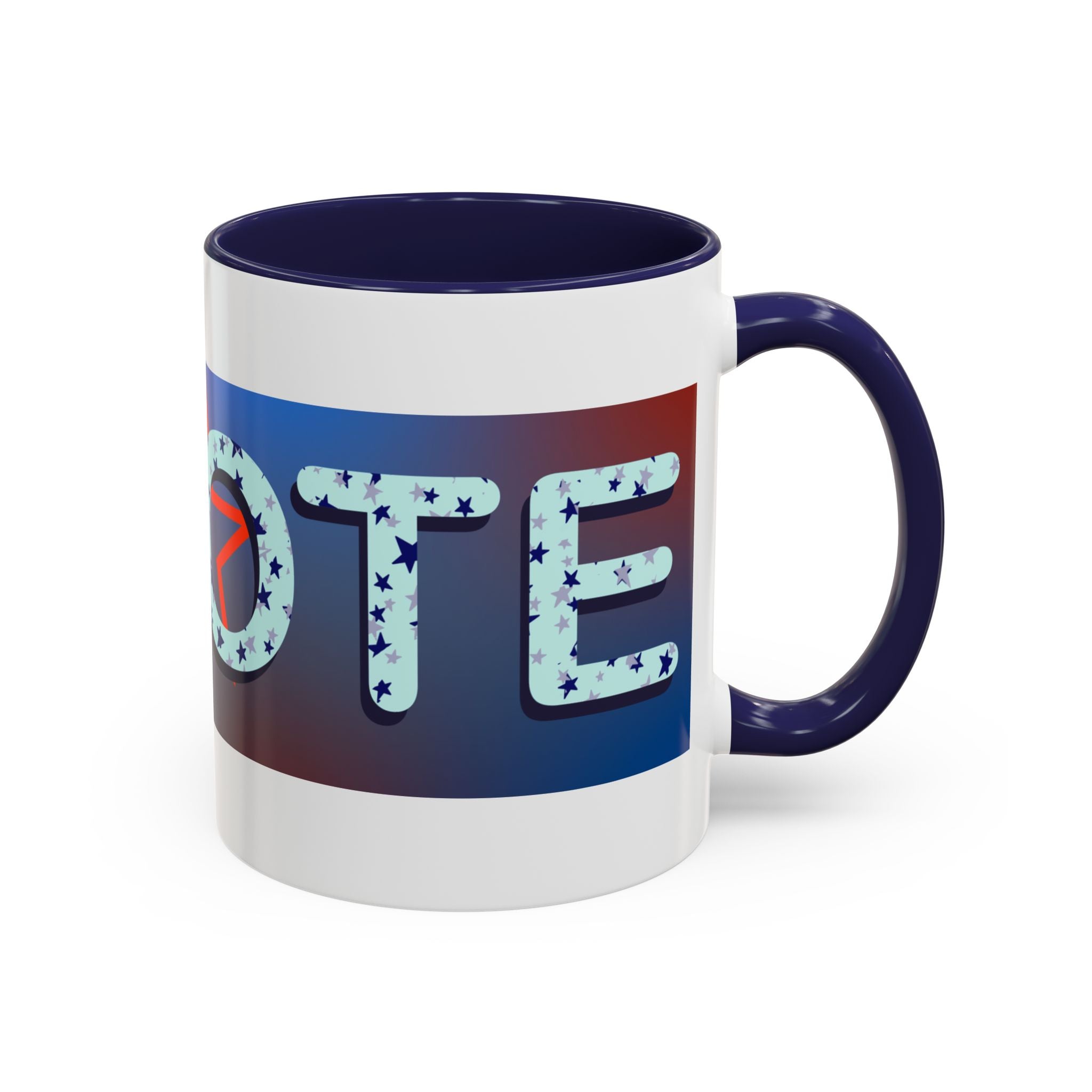 Mug - Hand-drawn AMERICAN VALUES Design Coffee Mug (11oz)