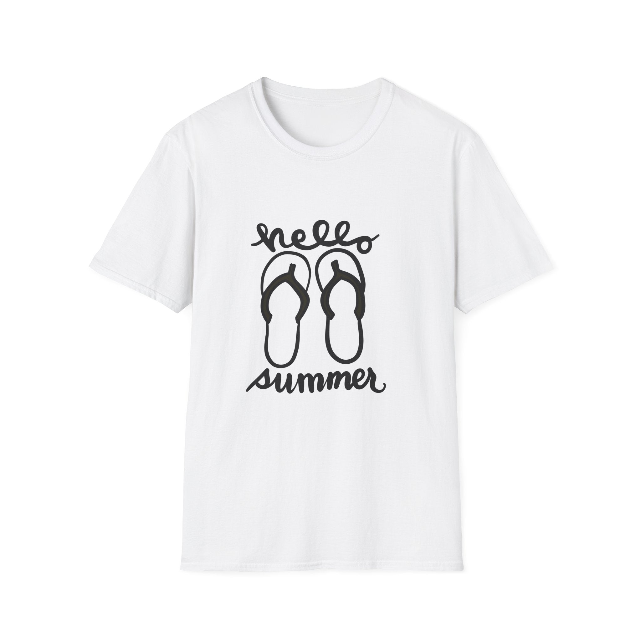 Hello Summer Flip Flops T-Shirt